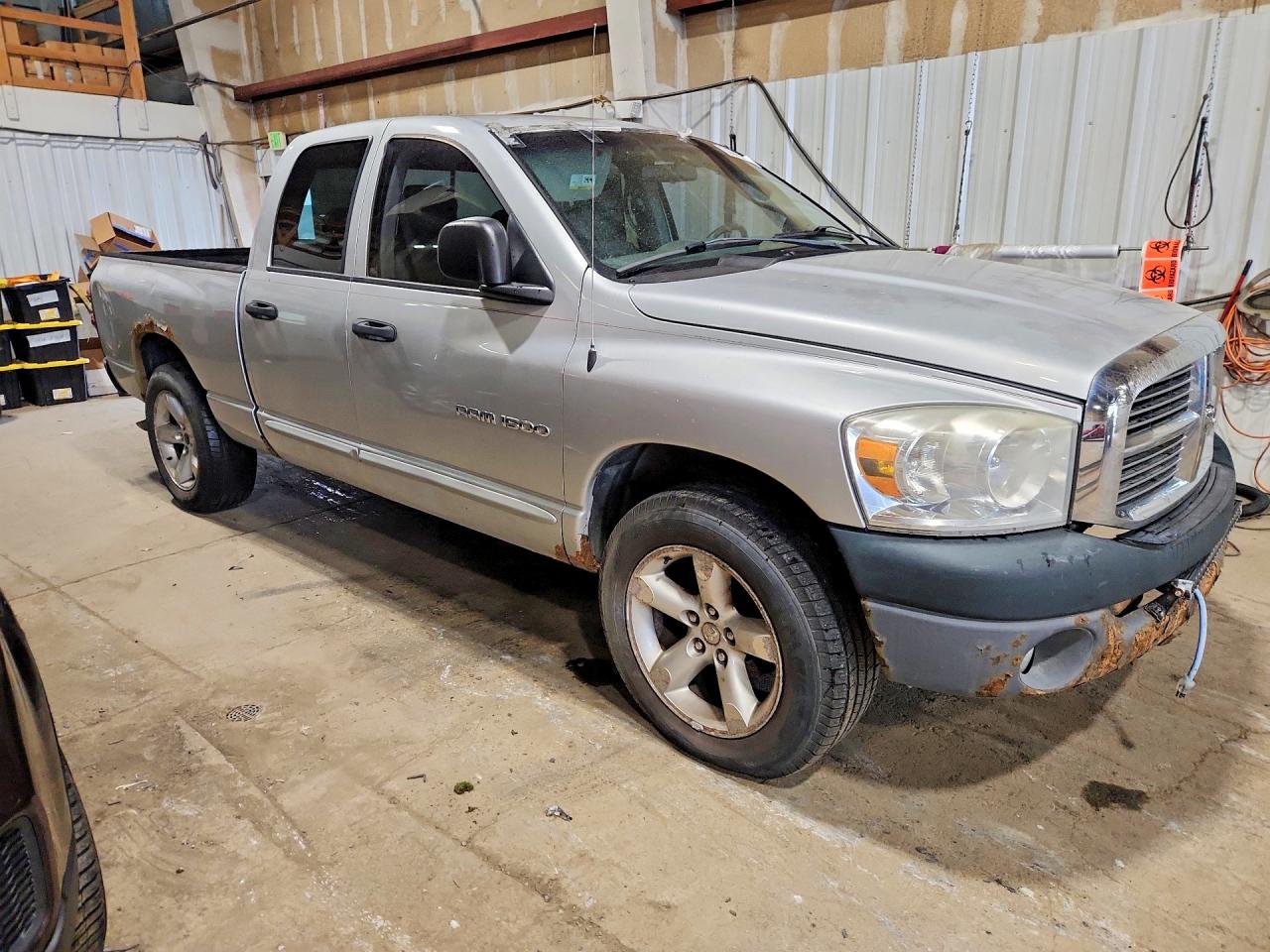 2007 Dodge Ram 1500 St Silver vin: 1D7HA18P47S154206
