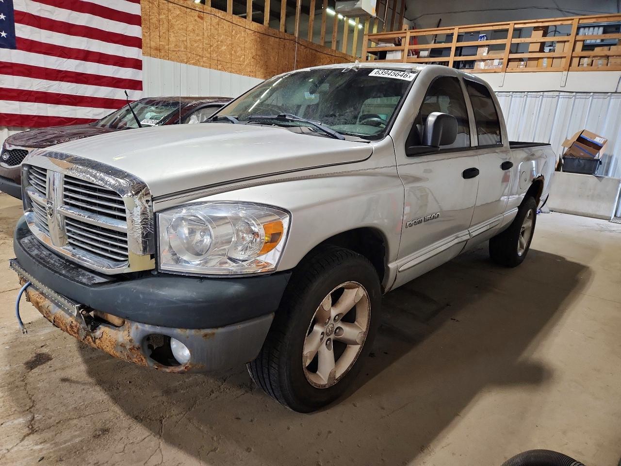2007 Dodge Ram 1500 St Silver vin: 1D7HA18P47S154206
