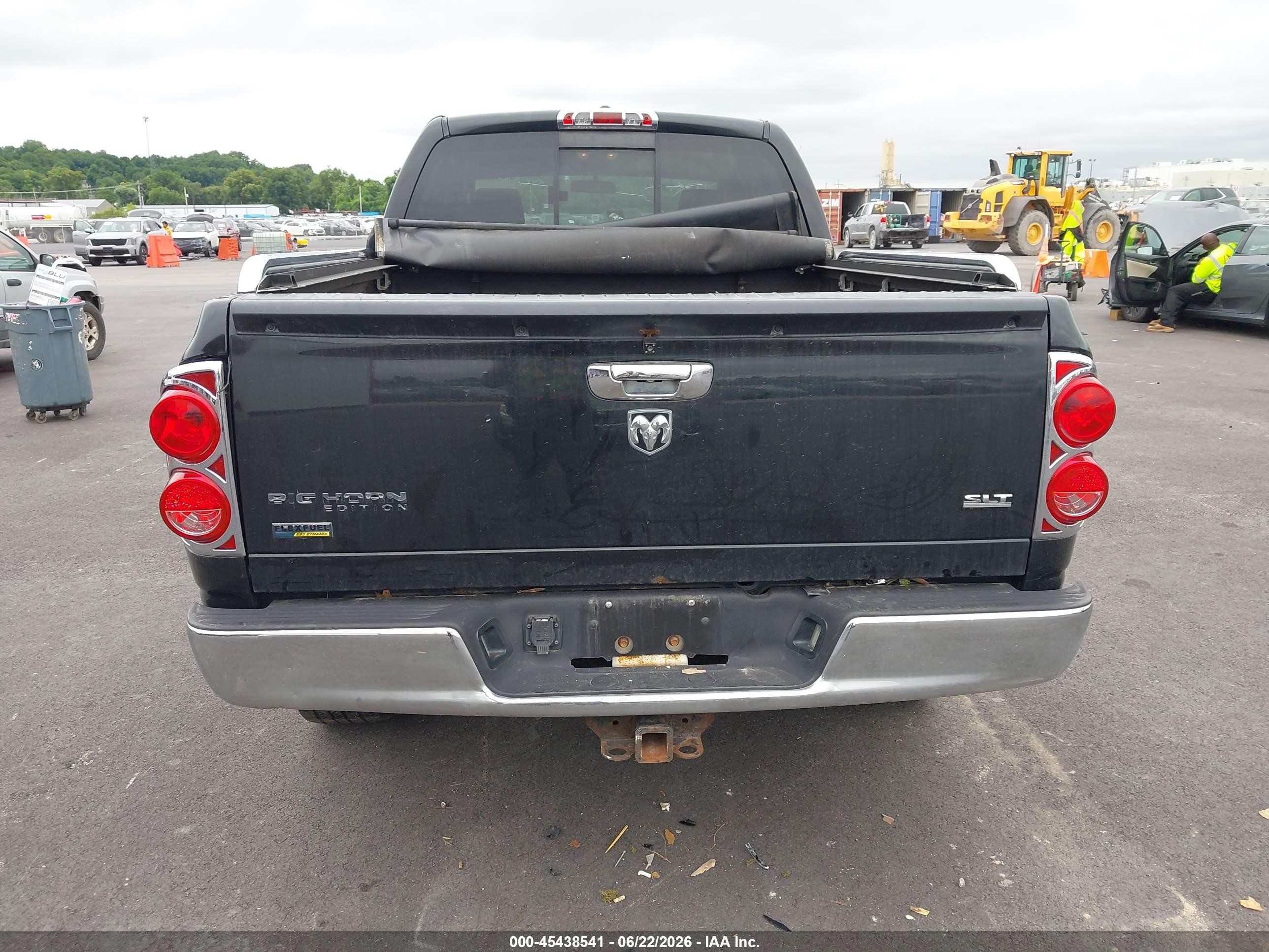 2007 Dodge Ram 1500 Slt Black vin: 1D7HA18P47S154576