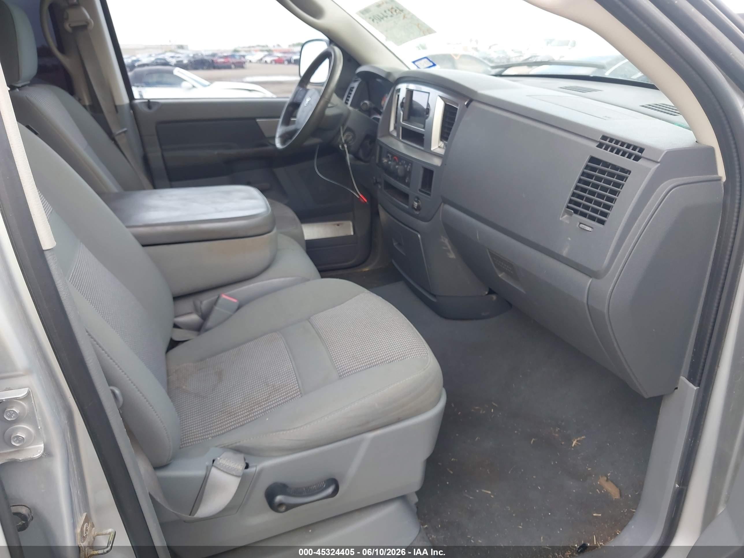 2007 Dodge Ram 1500 Slt Silver vin: 1D7HA18P57J502746