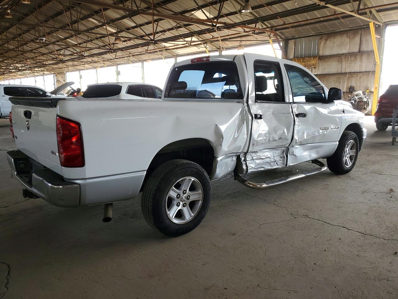 2007 Dodge Ram 1500 St White vin: 1D7HA18P57J555401
