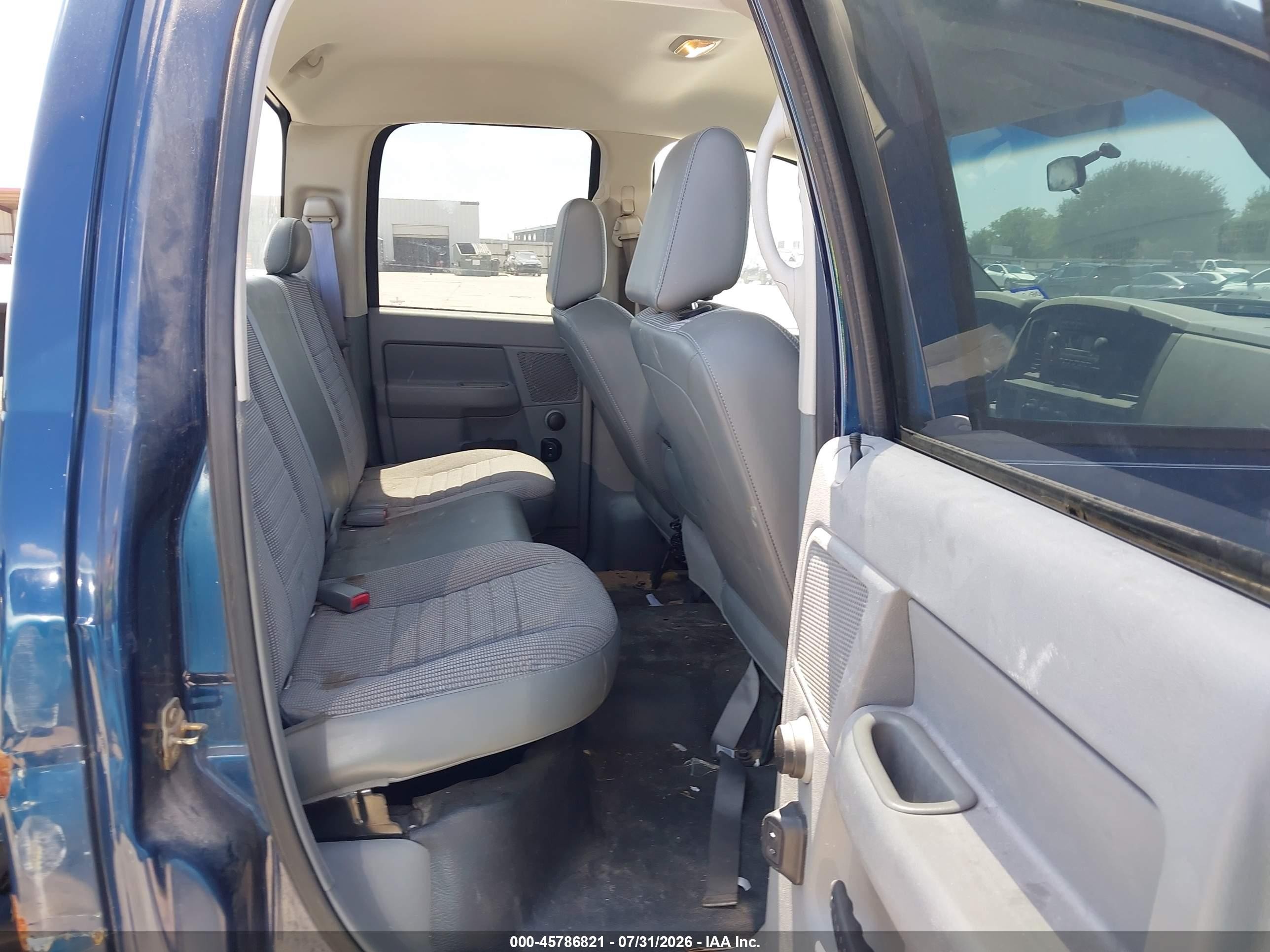 2007 Dodge Ram 1500 St Blue vin: 1D7HA18P57J583487