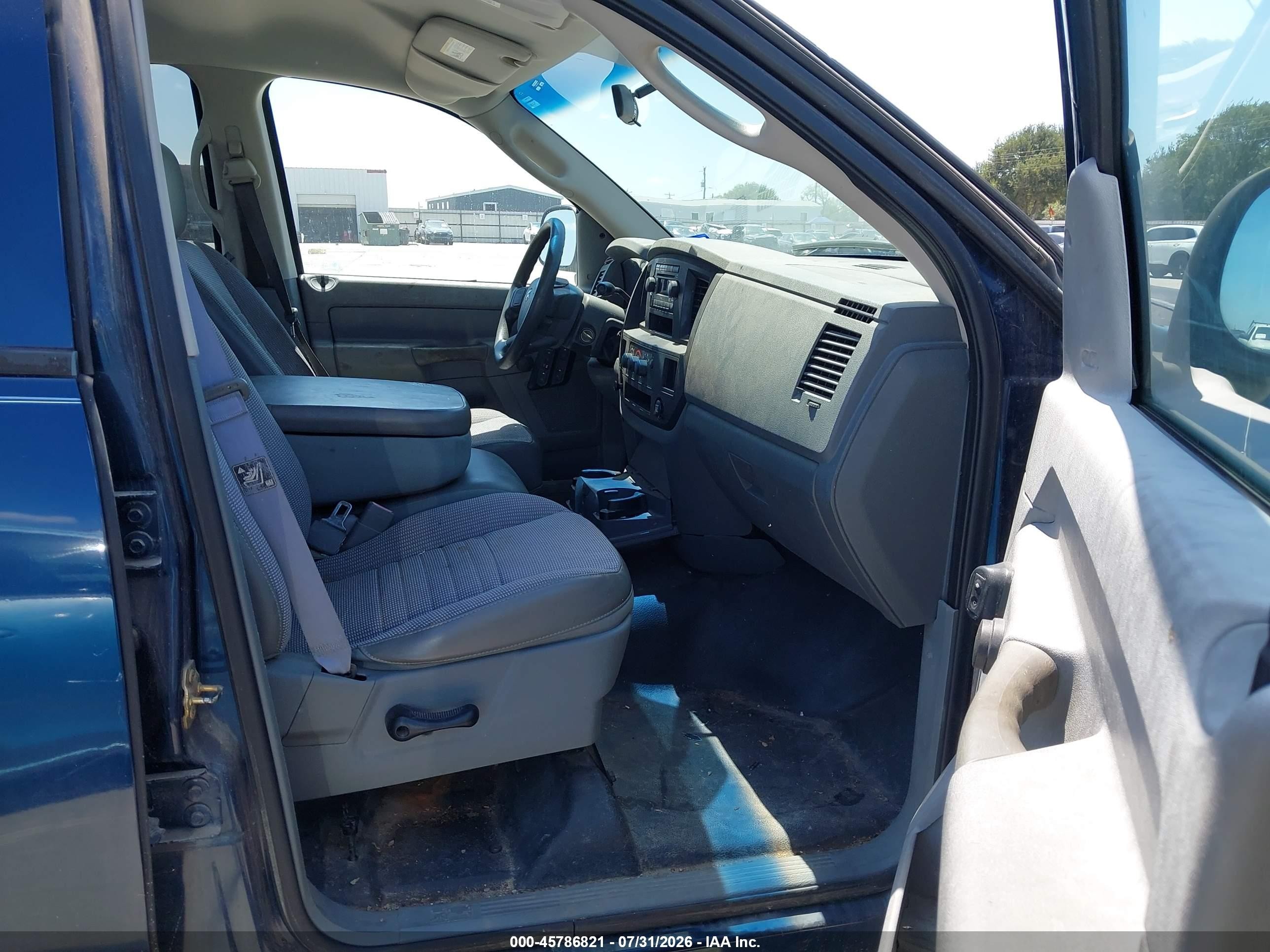 2007 Dodge Ram 1500 St Blue vin: 1D7HA18P57J583487