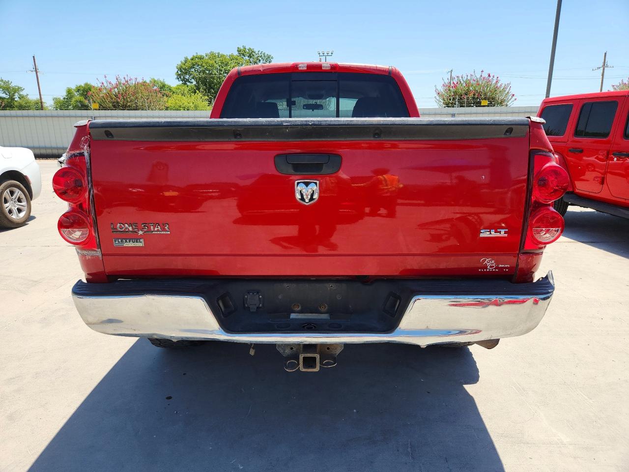 2007 Dodge Ram 1500 St Red vin: 1D7HA18P57S114376