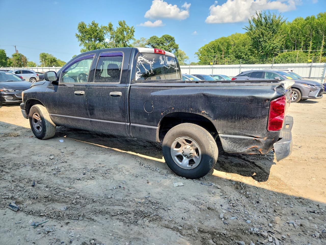 2007 Dodge Ram 1500 St Black vin: 1D7HA18P57S205549