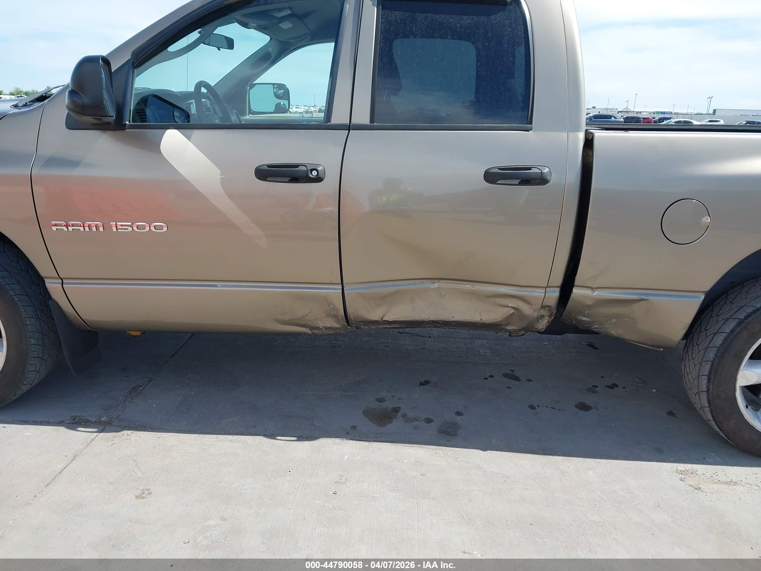 2007 Dodge Ram 1500 Slt Gold vin: 1D7HA18P67J570506