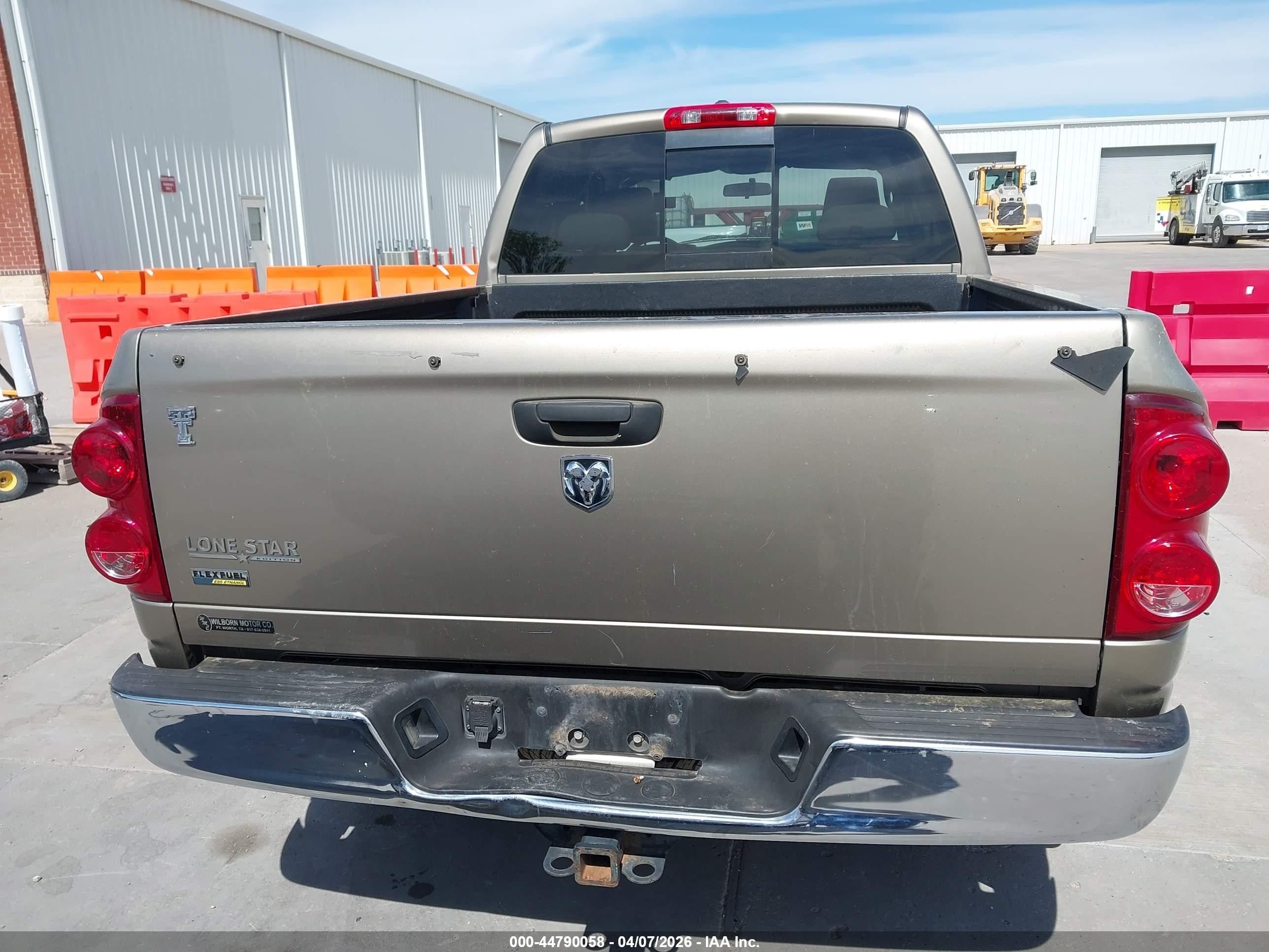 2007 Dodge Ram 1500 Slt Gold vin: 1D7HA18P67J570506
