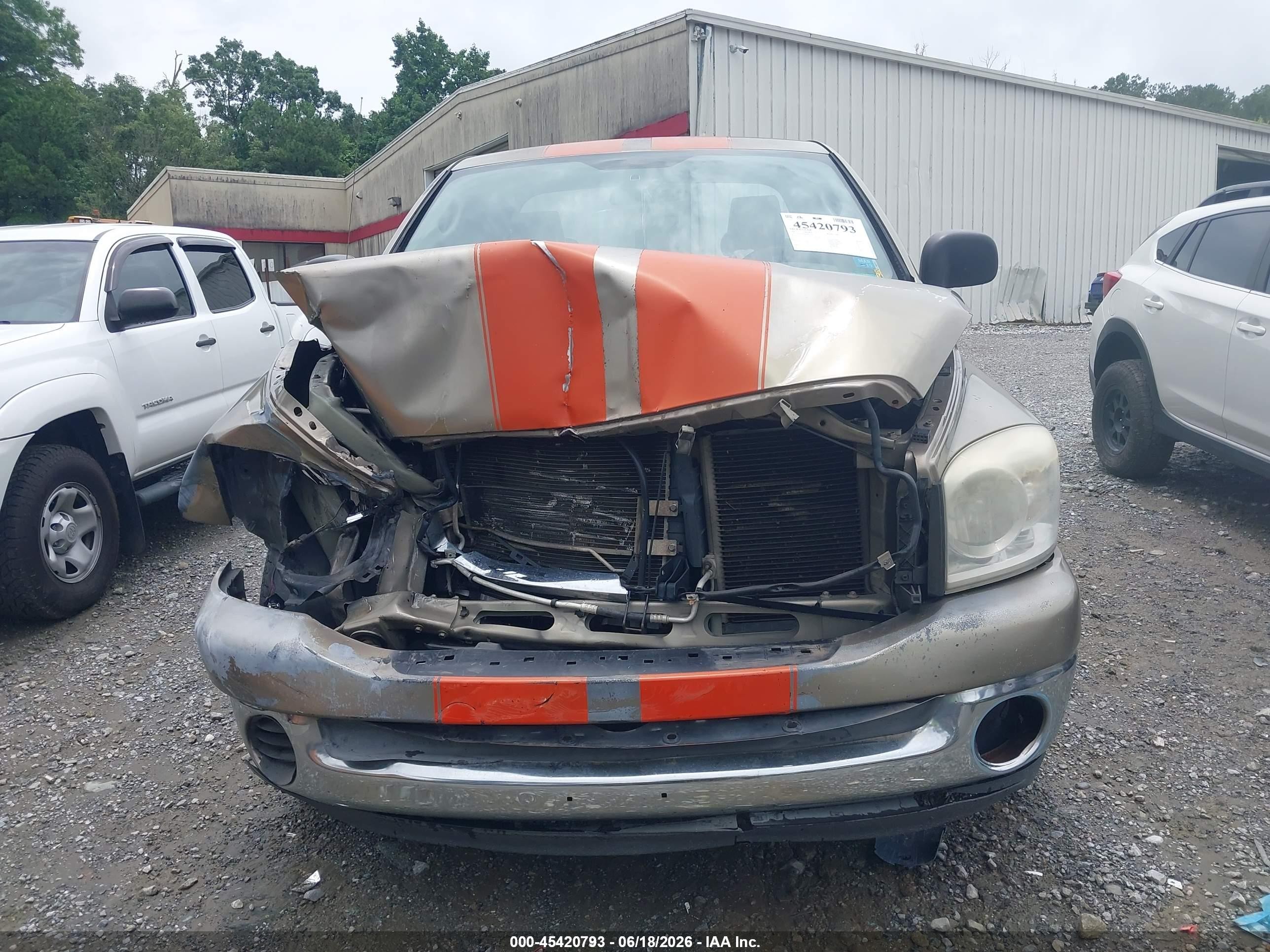 2007 Dodge Ram 1500 St Gold vin: 1D7HA18P67J621700