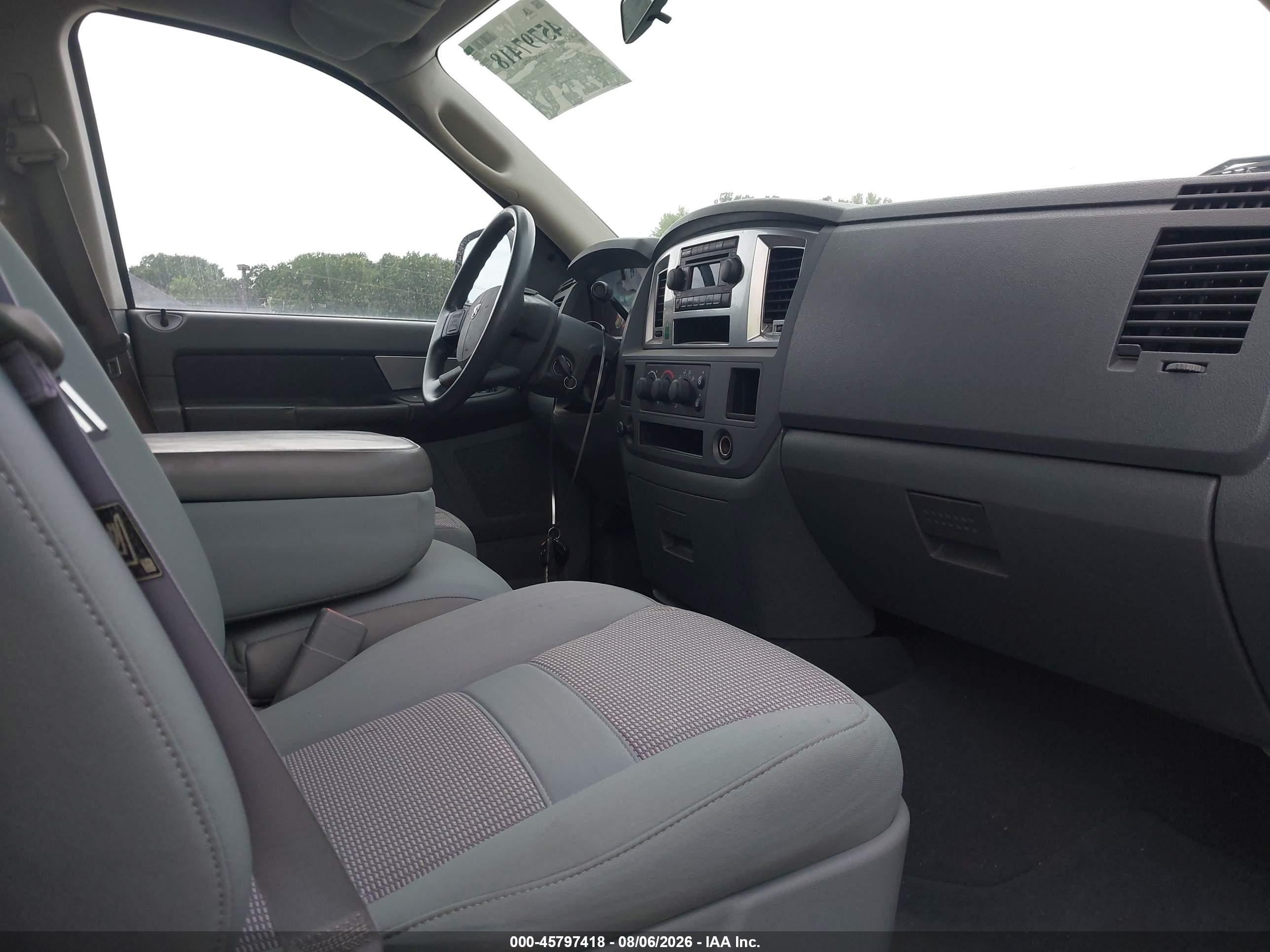 2007 Dodge Ram 1500 Slt Black vin: 1D7HA18P67S182105
