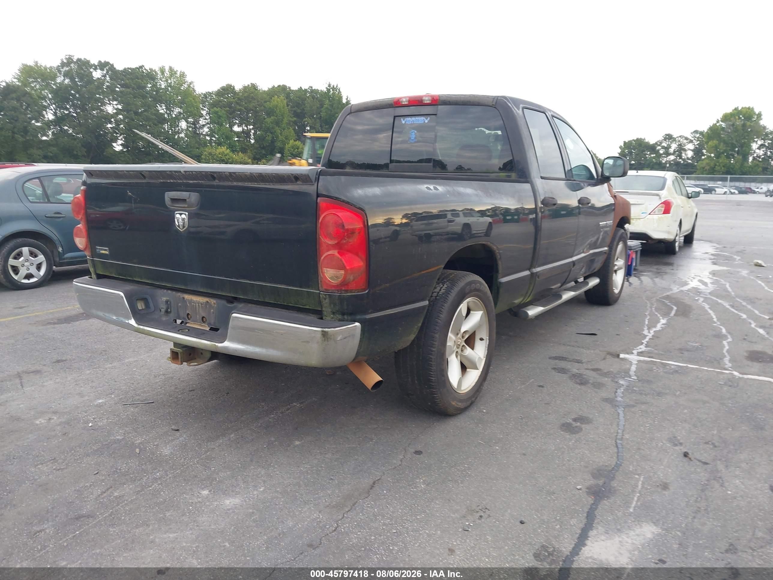 2007 Dodge Ram 1500 Slt Black vin: 1D7HA18P67S182105