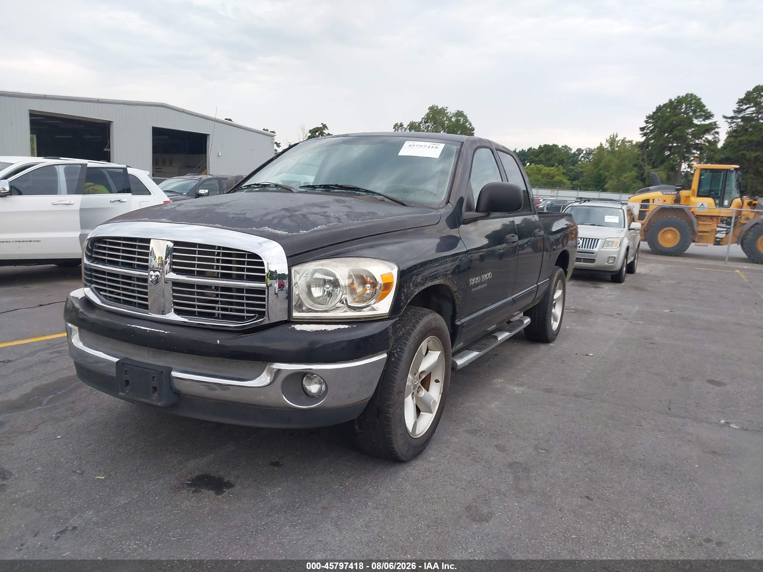 2007 Dodge Ram 1500 Slt Black vin: 1D7HA18P67S182105