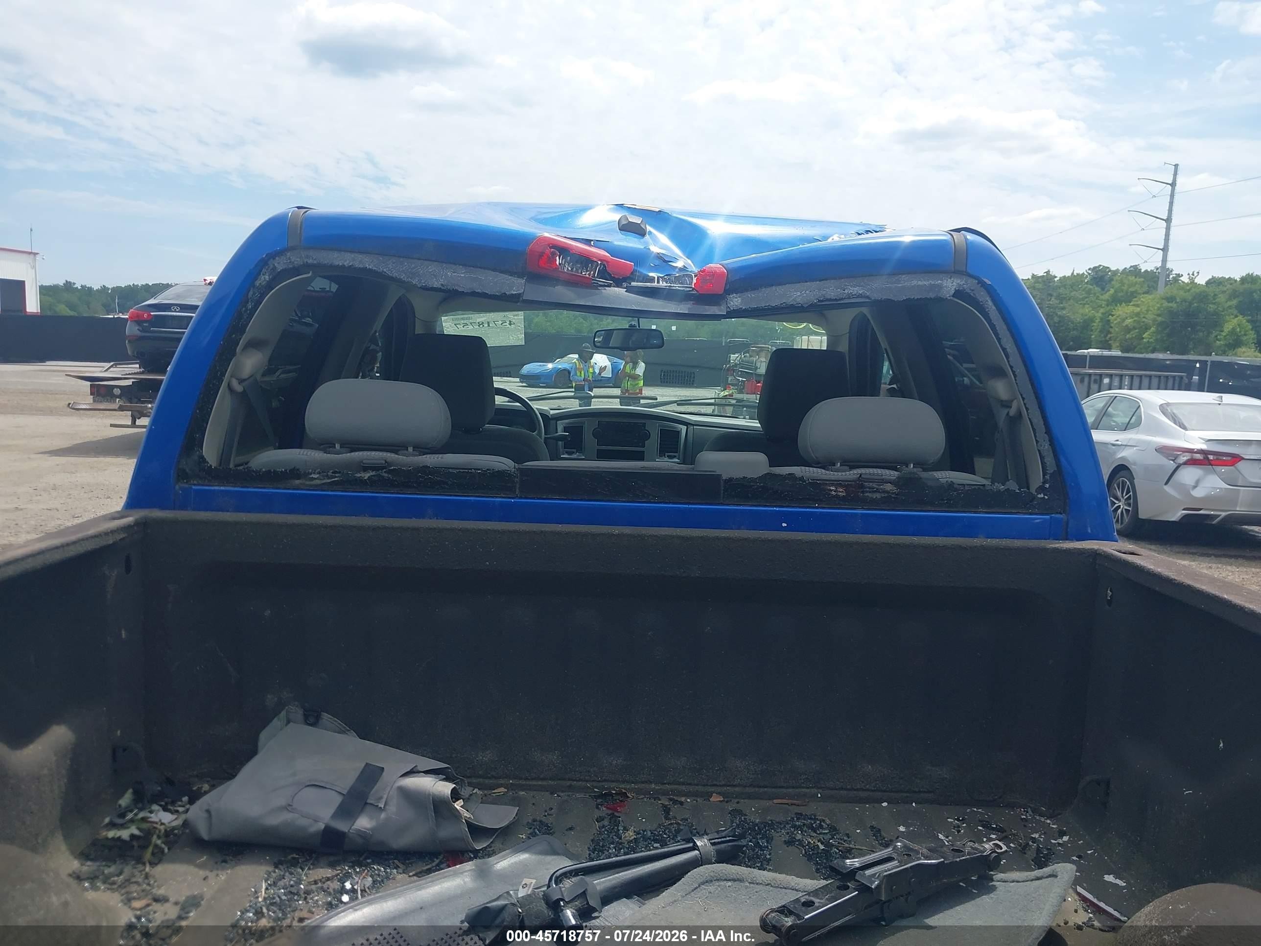 2007 Dodge Ram 1500 Slt Blue vin: 1D7HA18P67S224658