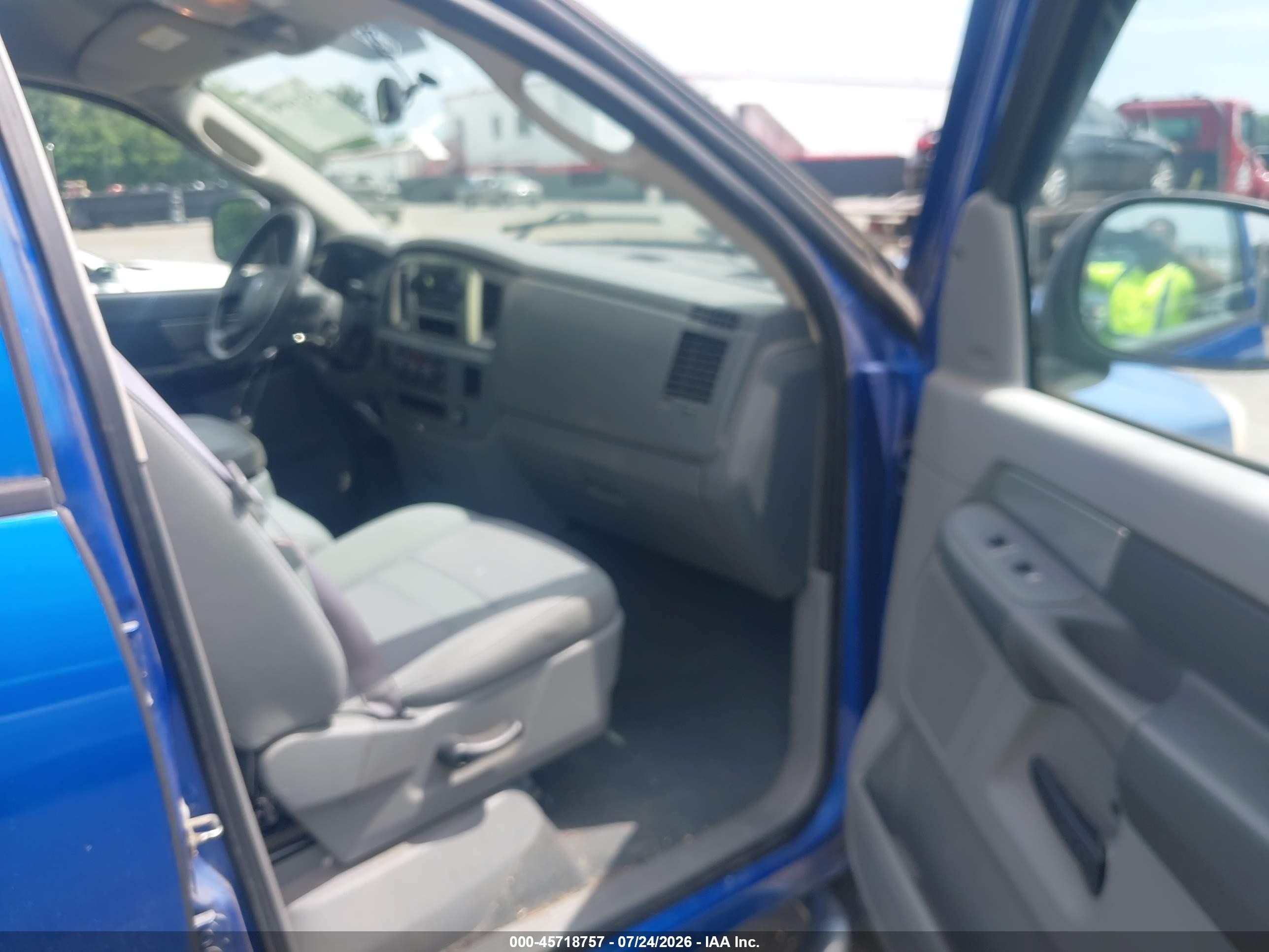 2007 Dodge Ram 1500 Slt Blue vin: 1D7HA18P67S224658