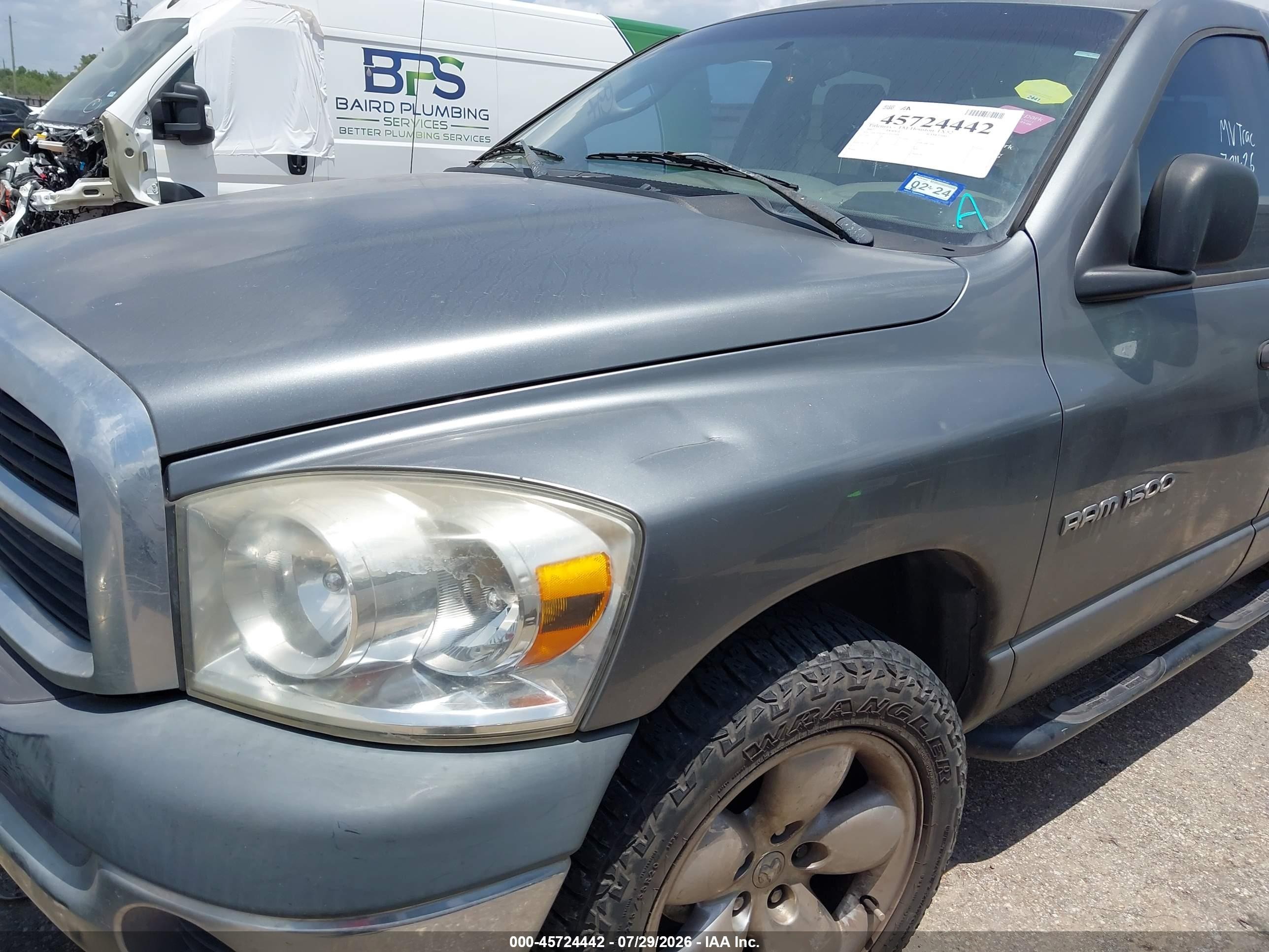 2007 Dodge Ram 1500 St Gray vin: 1D7HA18P77J553908