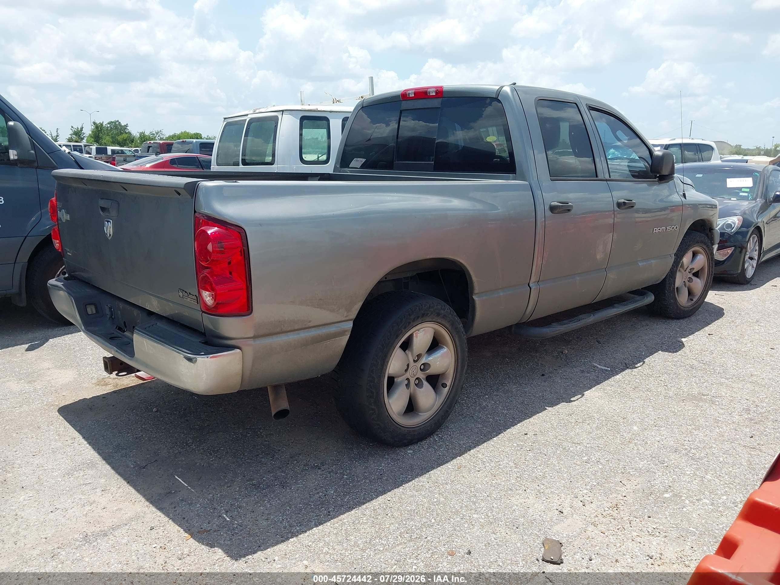 2007 Dodge Ram 1500 St Gray vin: 1D7HA18P77J553908
