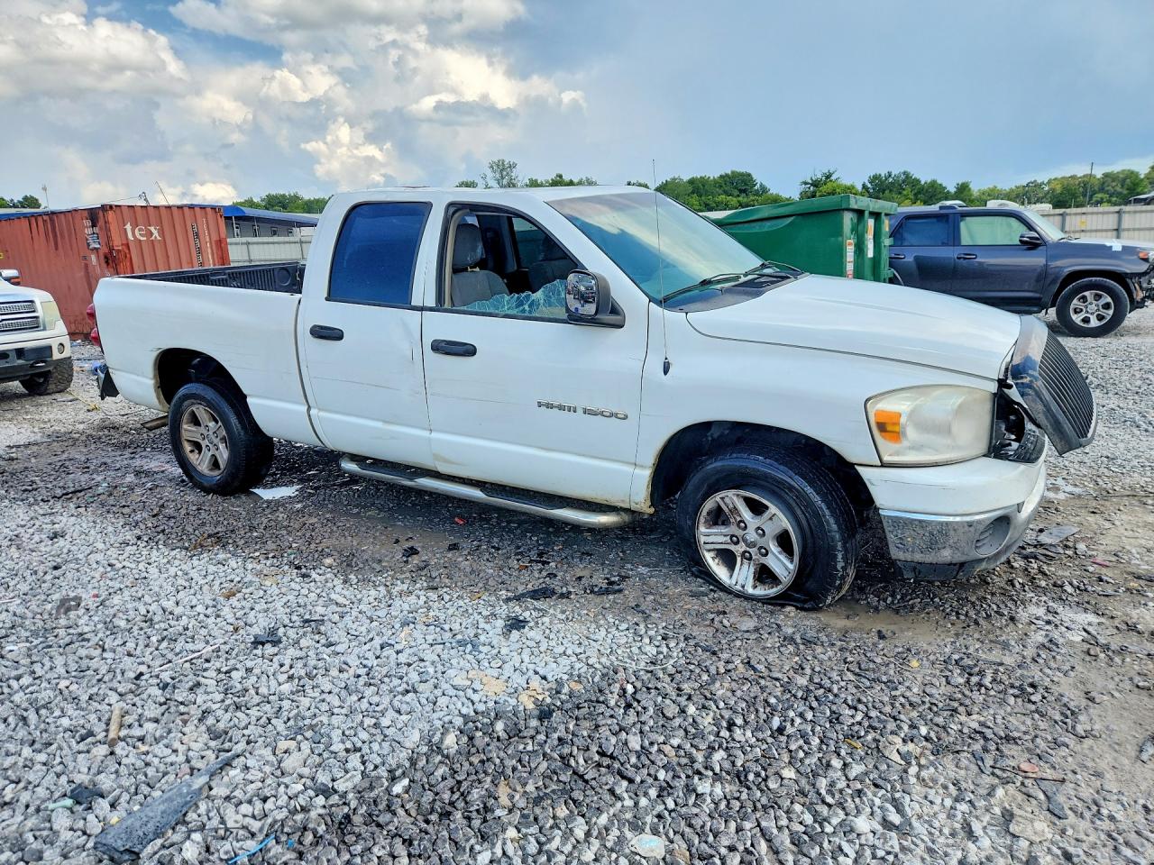 2007 Dodge Ram 1500 St/slt White vin: 1D7HA18P77J577559