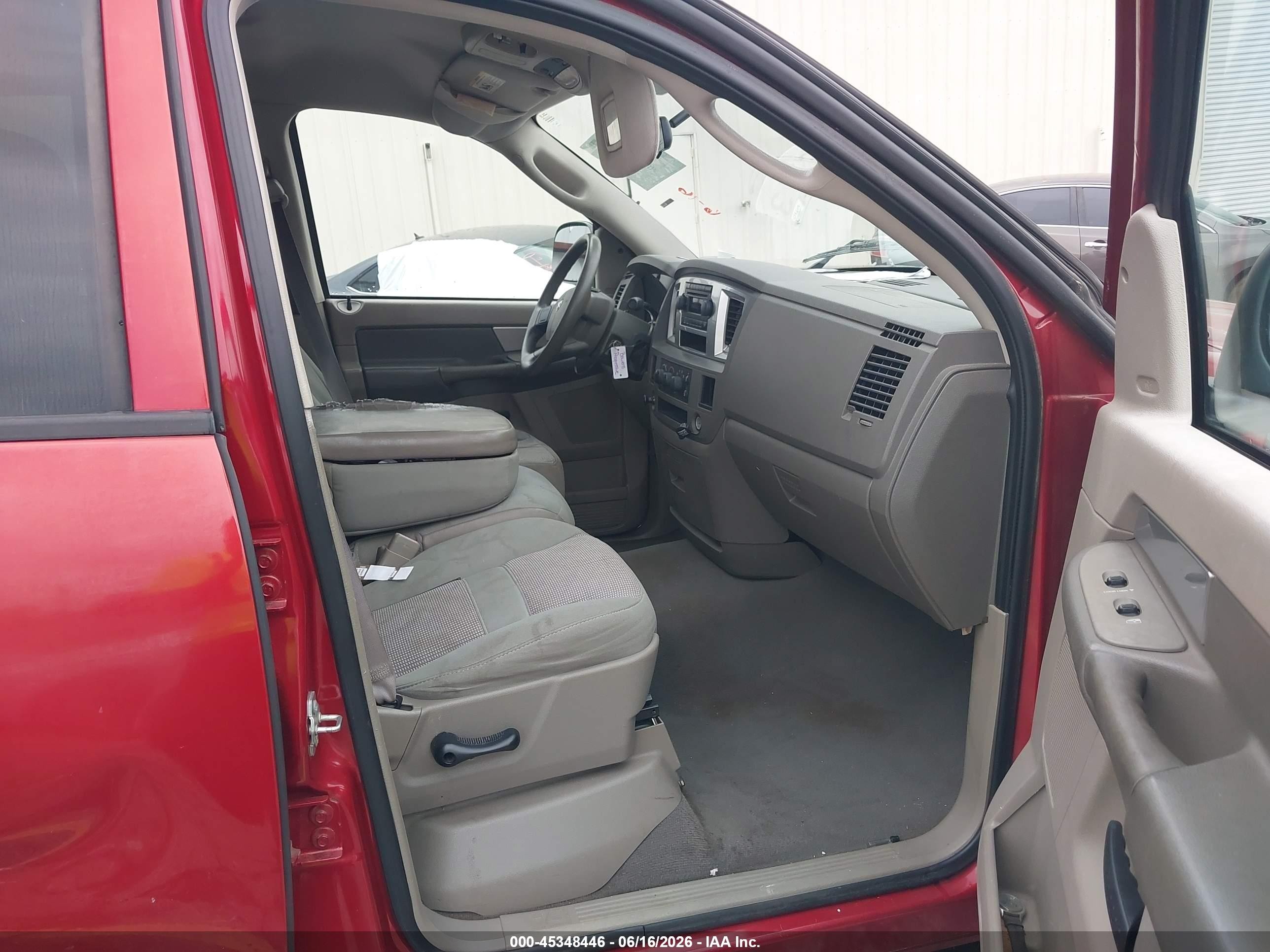 2007 Dodge Ram 1500 Slt Red vin: 1D7HA18P77S249584