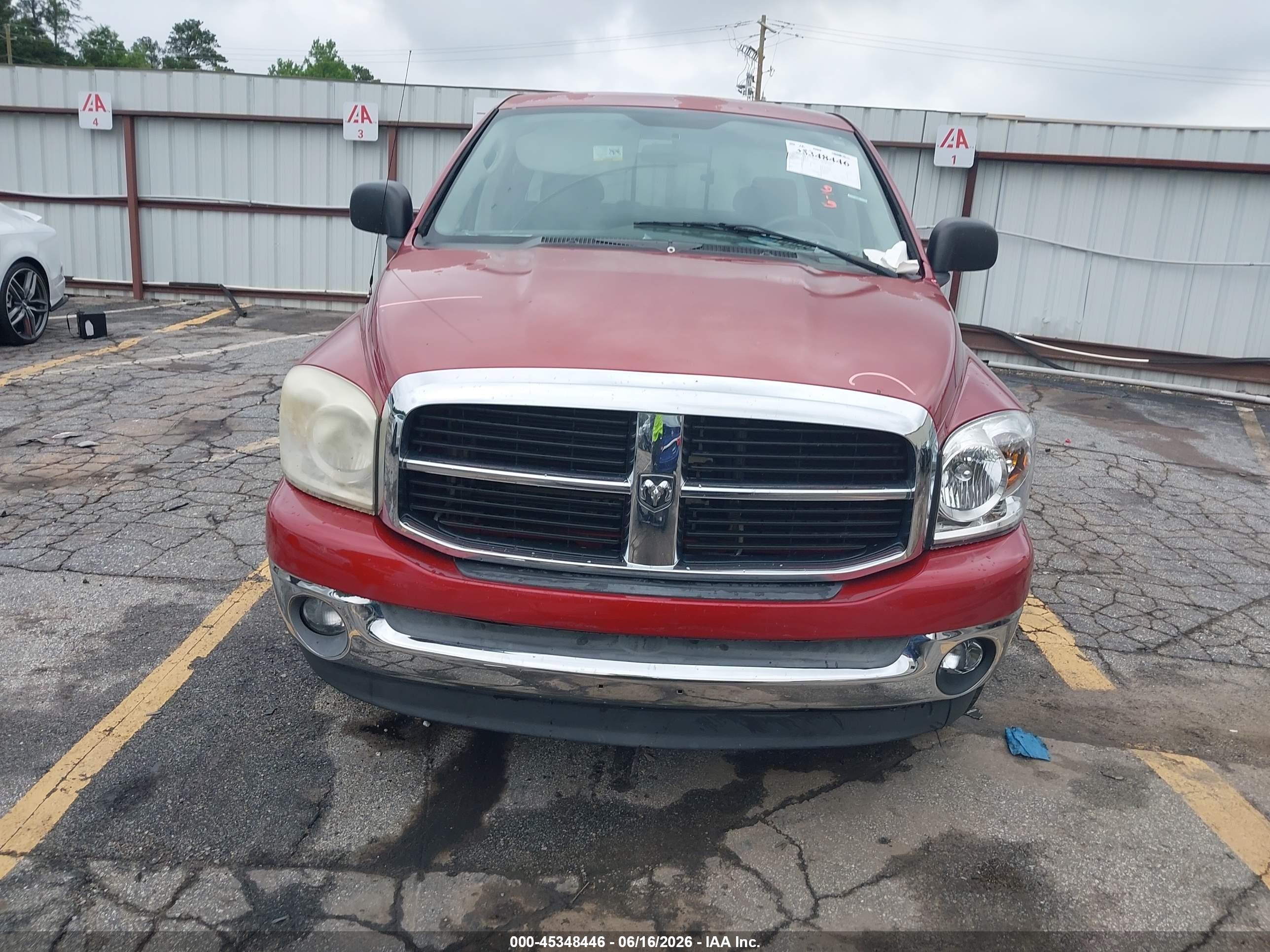 2007 Dodge Ram 1500 Slt Red vin: 1D7HA18P77S249584
