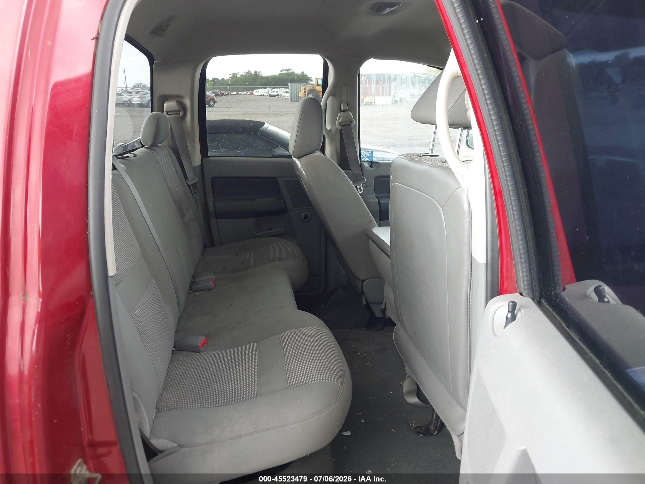 2007 Dodge Ram 1500 Slt Red vin: 1D7HA18P87J522070