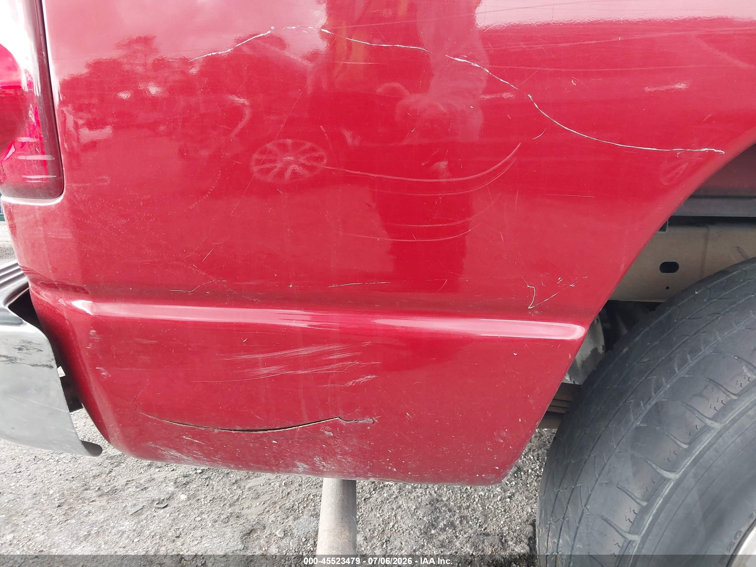 2007 Dodge Ram 1500 Slt Red vin: 1D7HA18P87J522070