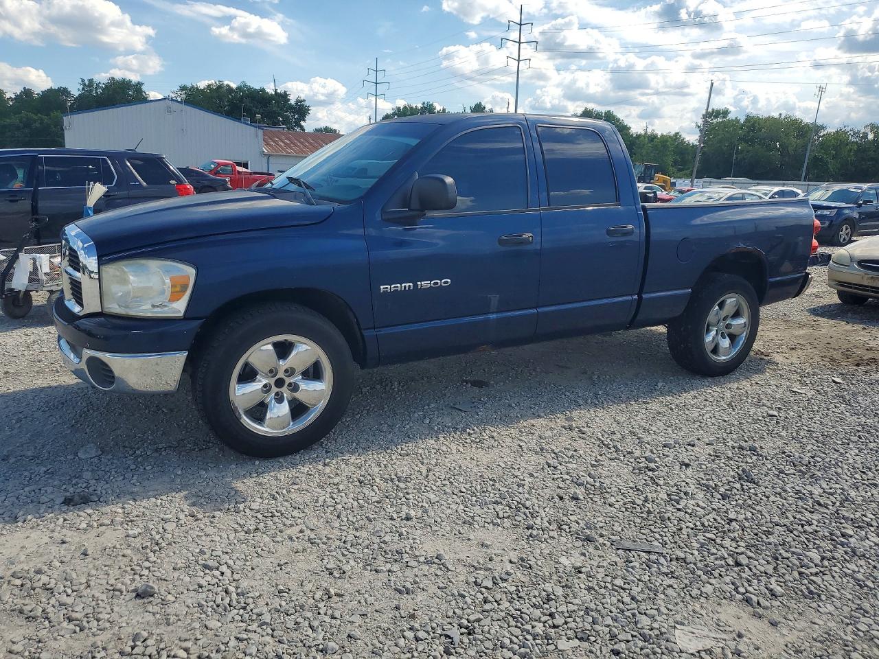 2007 Dodge Ram 1500 St Синий vin: 1D7HA18P87J531660