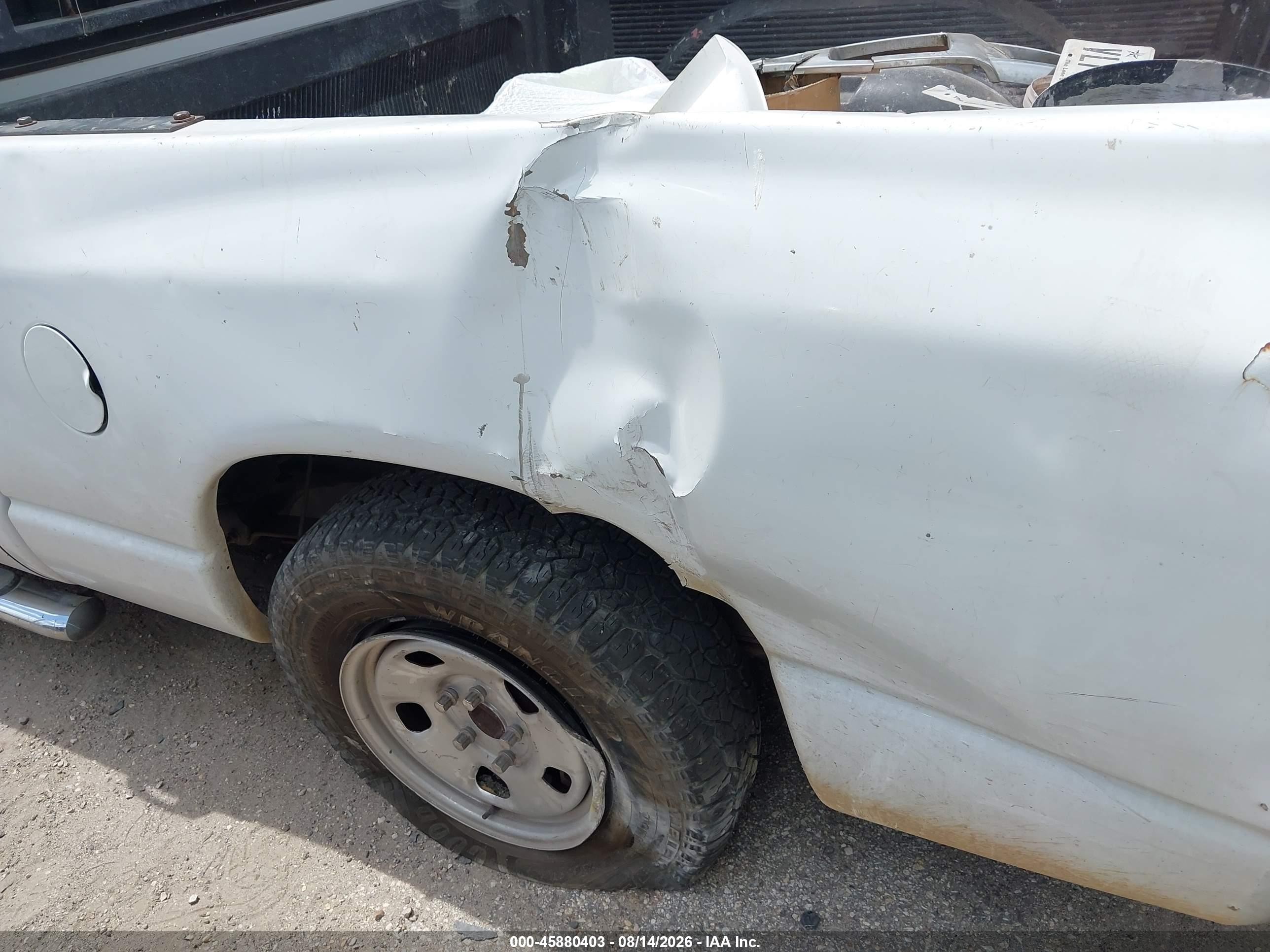 2007 Dodge Ram 1500 Slt White vin: 1D7HA18P97S113585