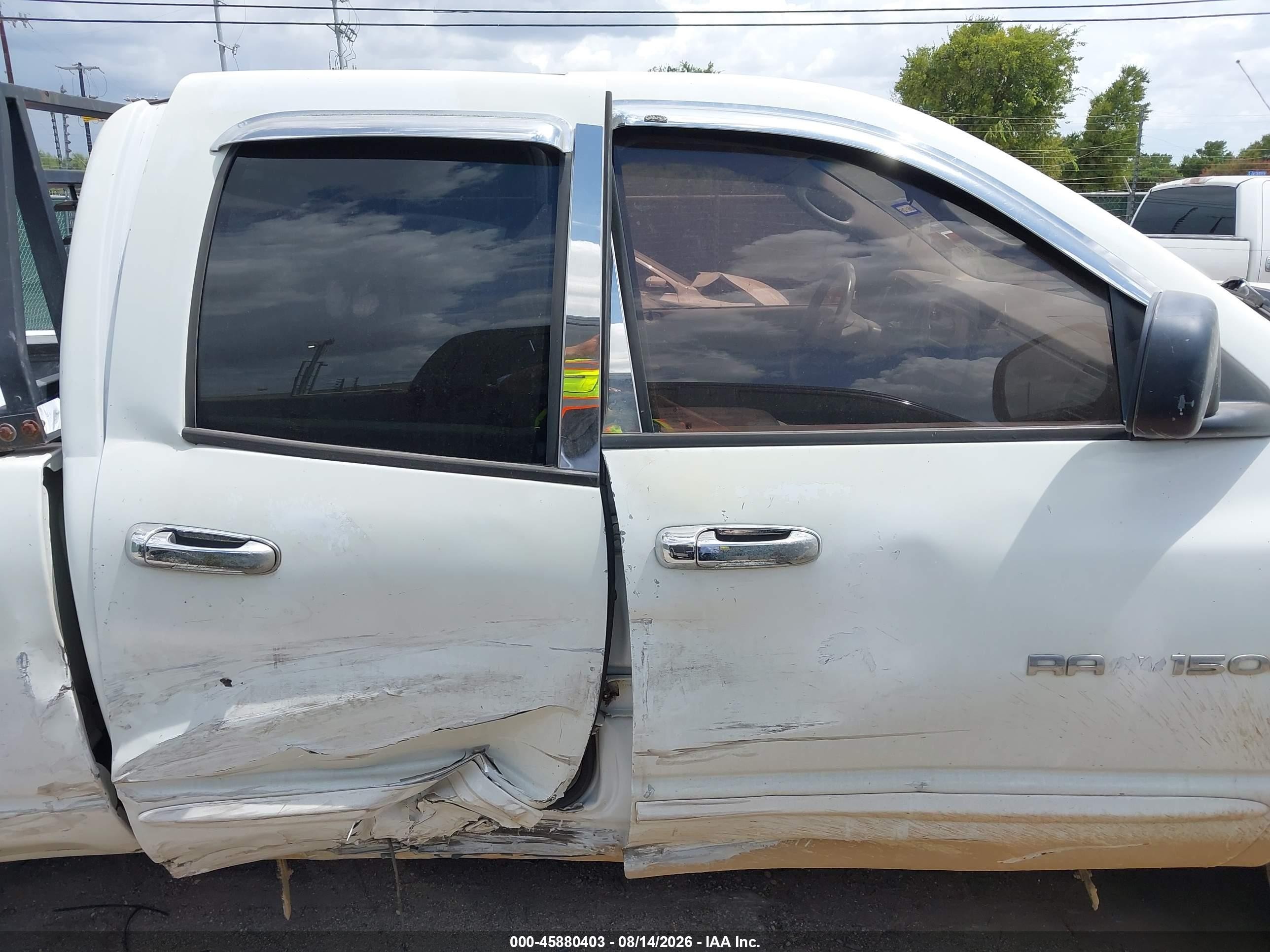 2007 Dodge Ram 1500 Slt White vin: 1D7HA18P97S113585