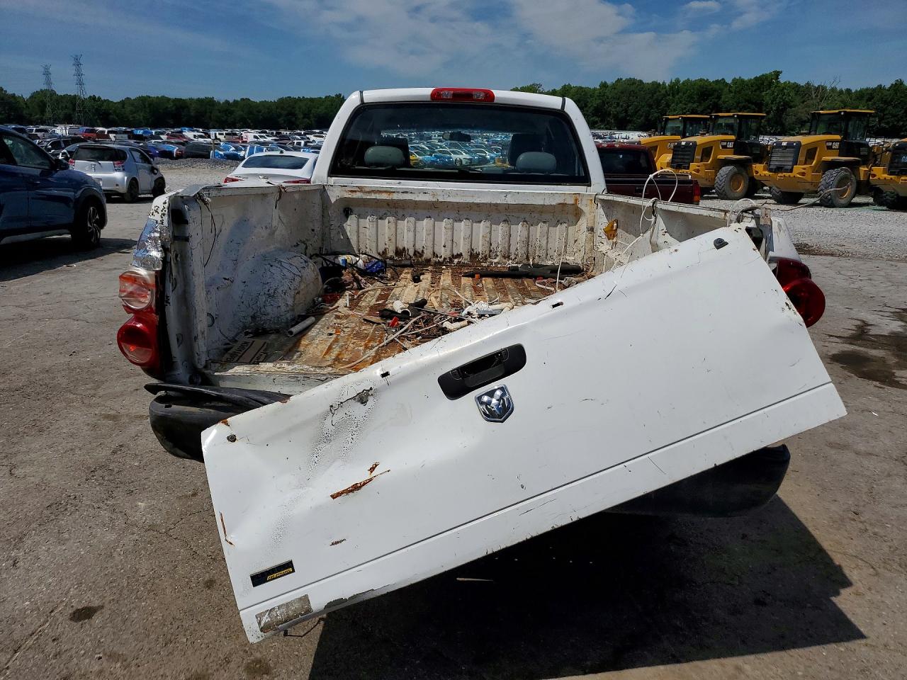 2007 Dodge Ram 1500 St White vin: 1D7HA18PX7J597739