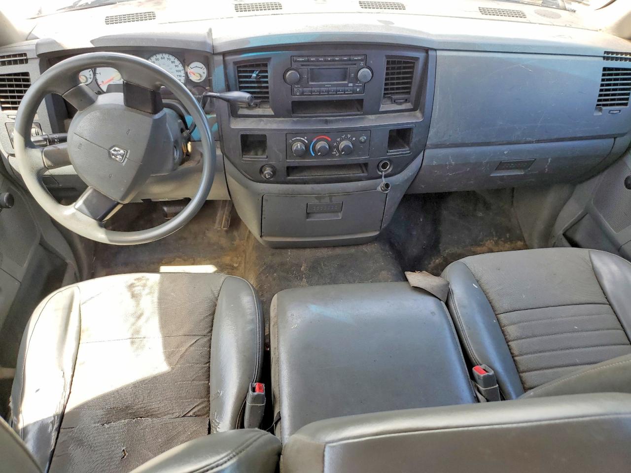 2007 Dodge Ram 1500 St White vin: 1D7HA18PX7J597739