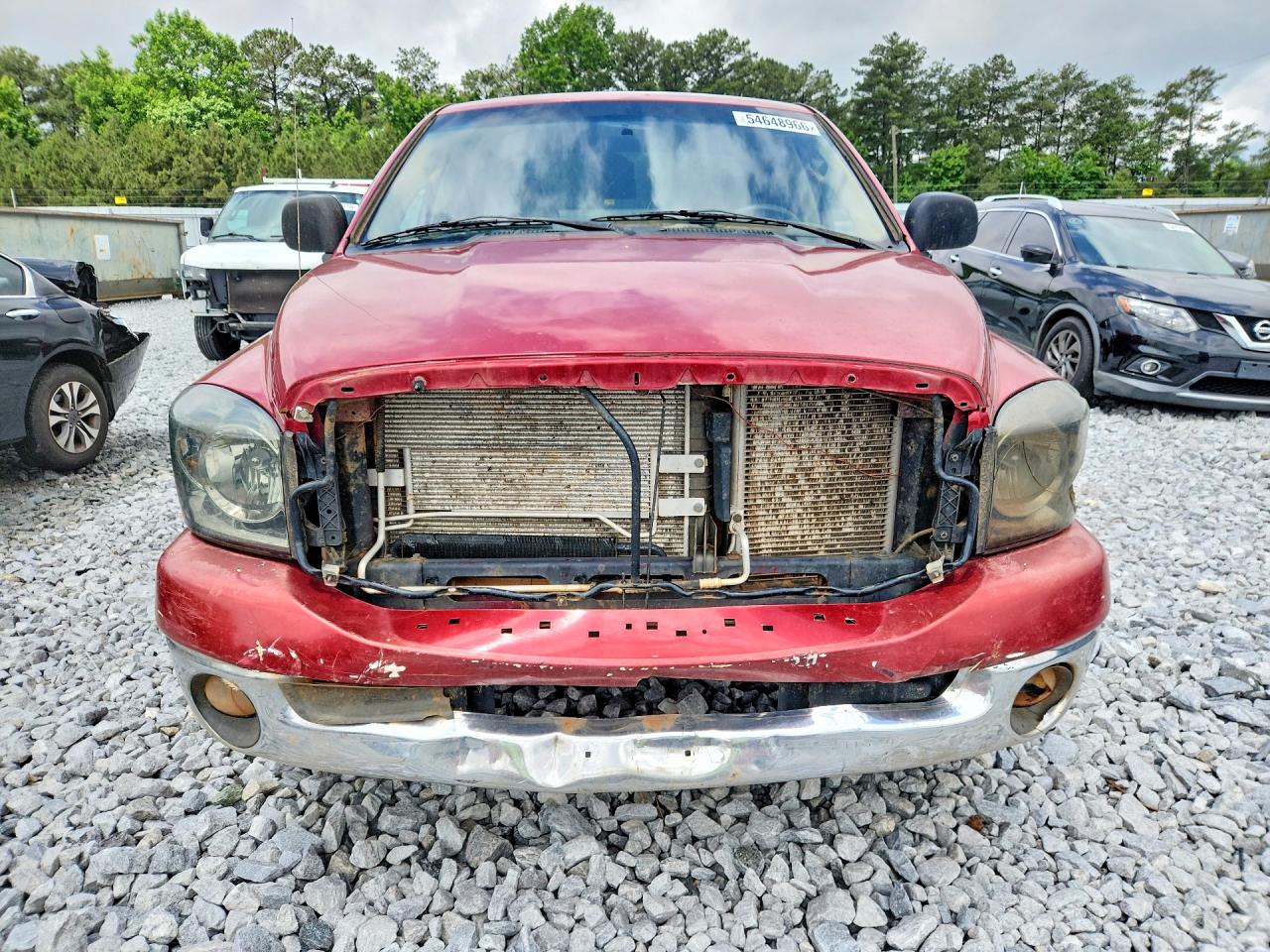 2007 Dodge Ram 1500 St Red vin: 1D7HA18PX7S130427