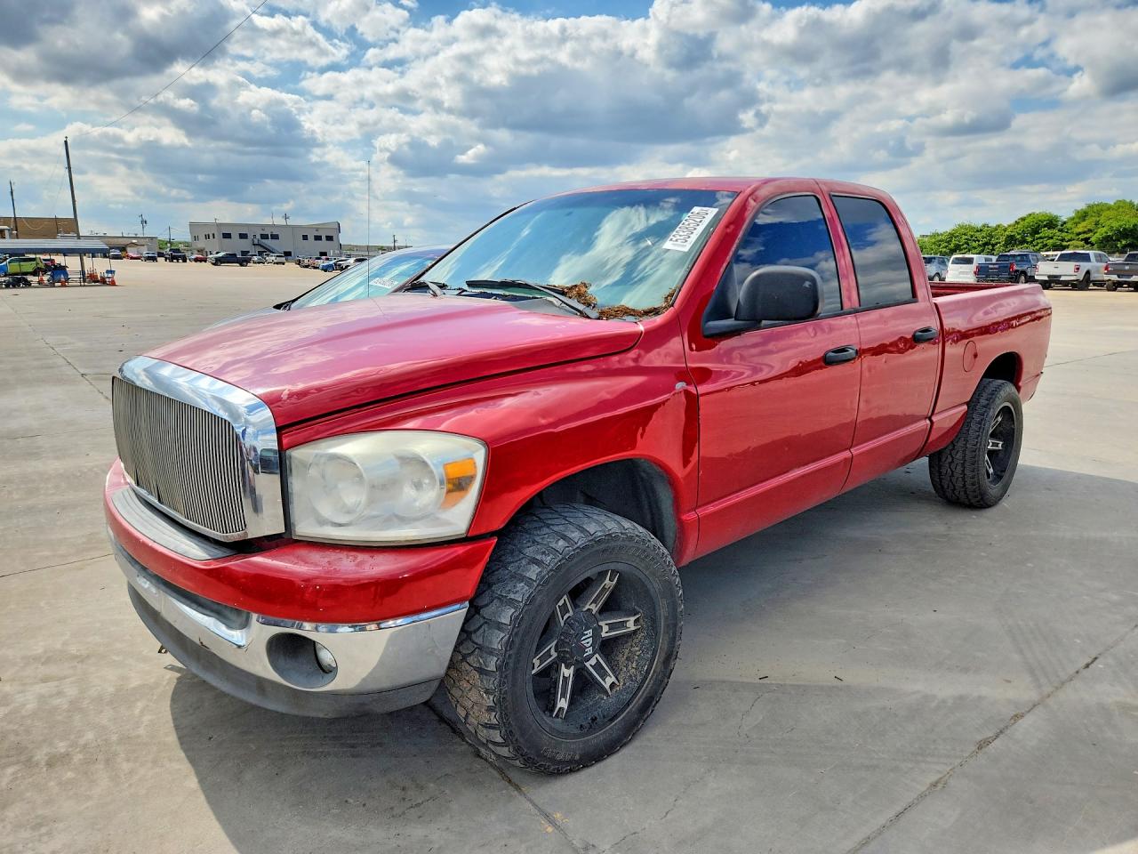 2007 Dodge Ram 1500 St/slt Red vin: 1D7HA18PX7S224789