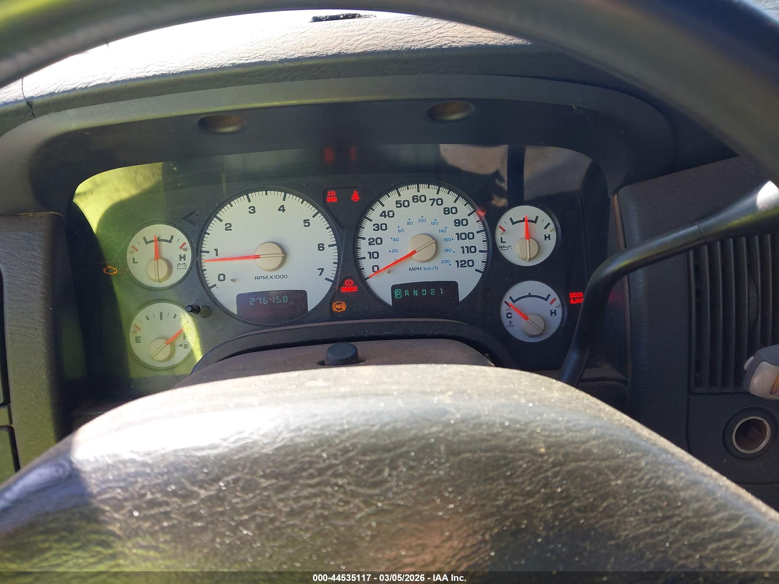 2003 Dodge Ram 1500 Slt/laramie/st Green vin: 1D7HA18Z13S164865
