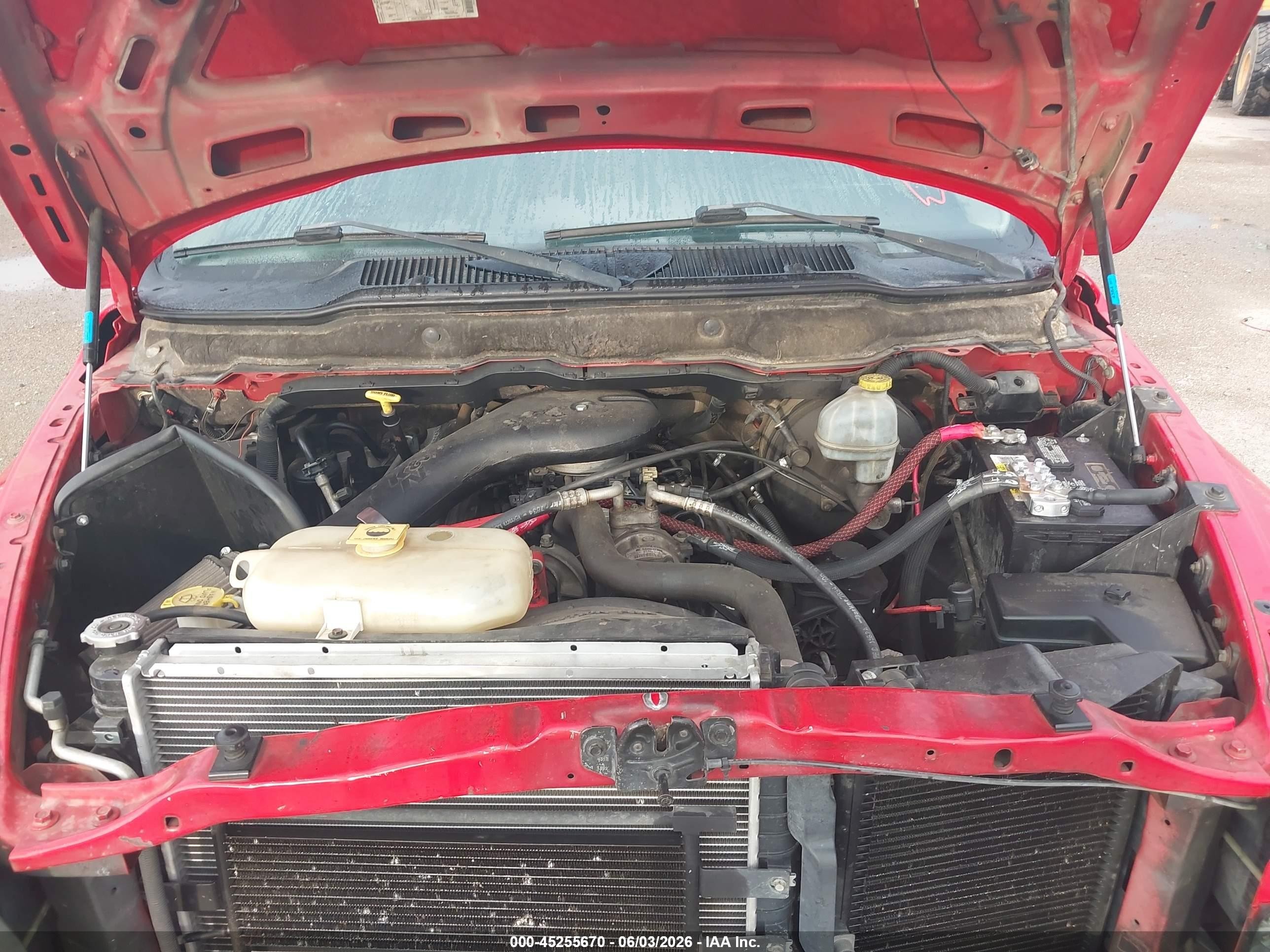 2002 Dodge Ram 1500 St Красный vin: 1D7HA18Z22J266793