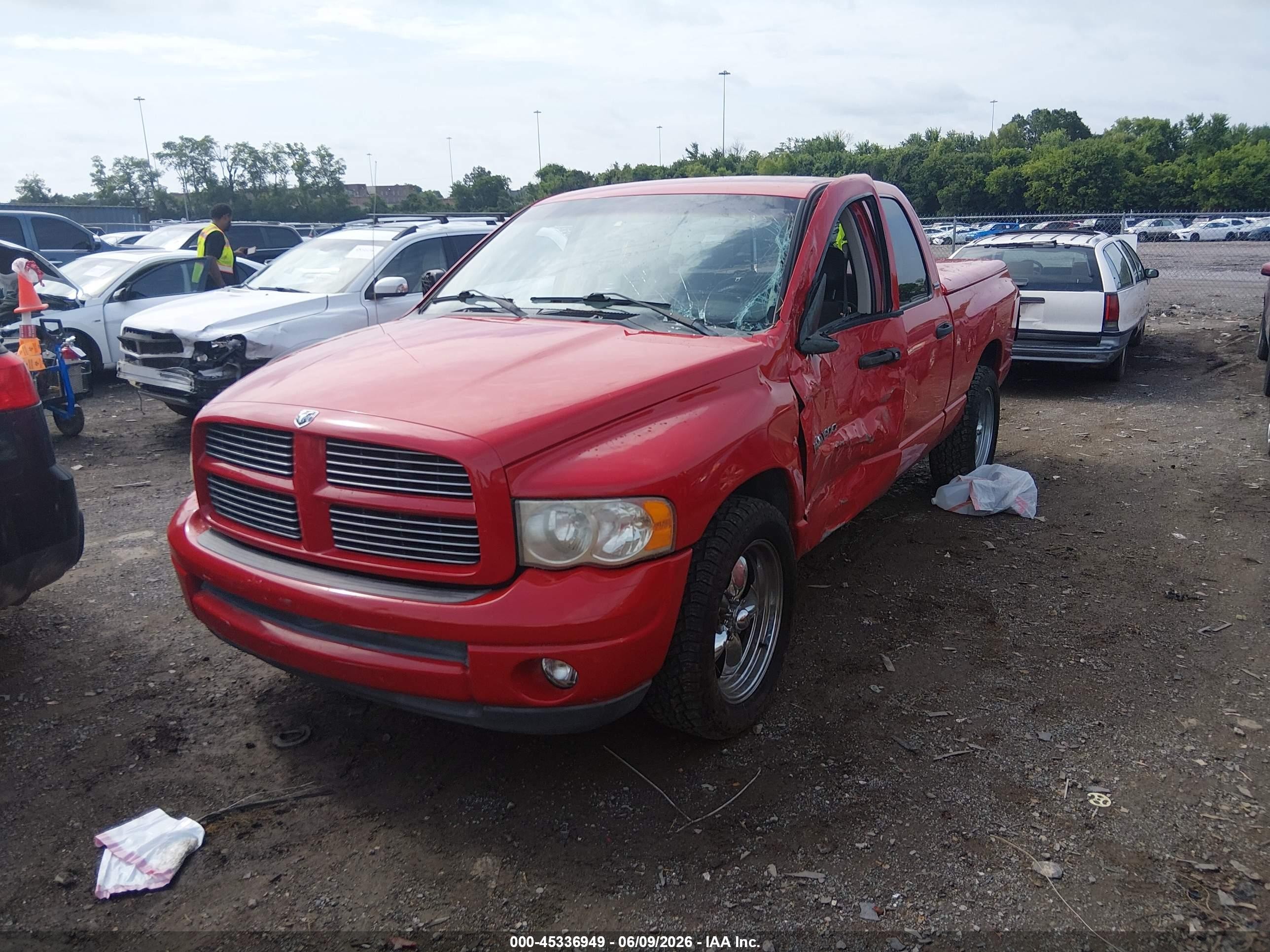 2002 Dodge Ram 1500 St Red vin: 1D7HA18Z52J122445