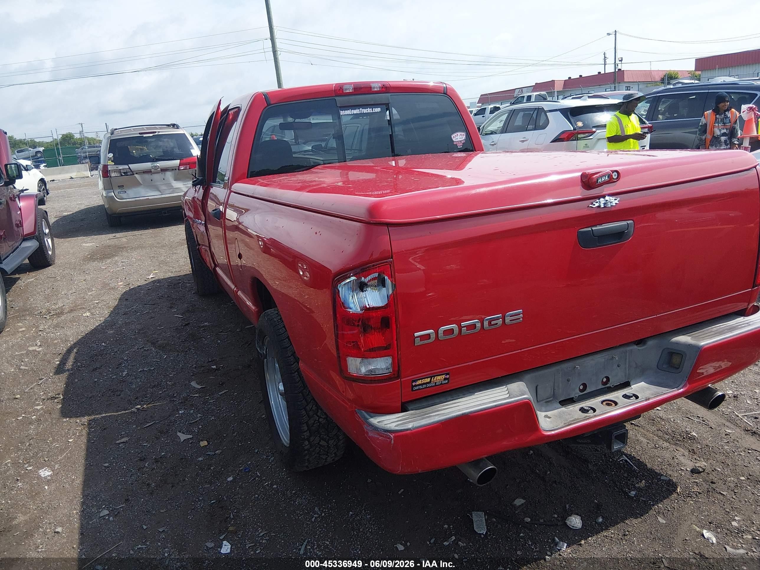 2002 Dodge Ram 1500 St Red vin: 1D7HA18Z52J122445