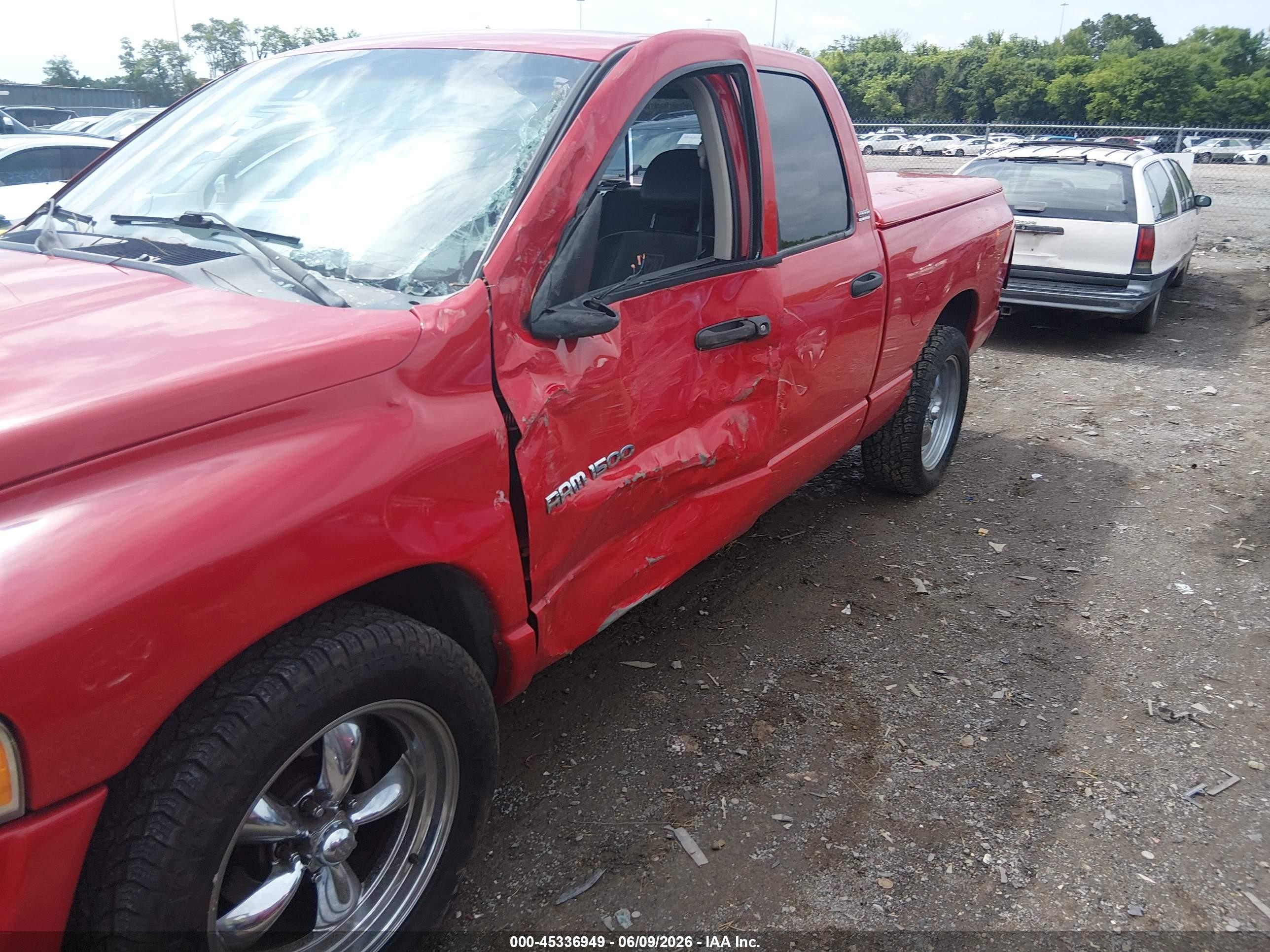 2002 Dodge Ram 1500 St Red vin: 1D7HA18Z52J122445