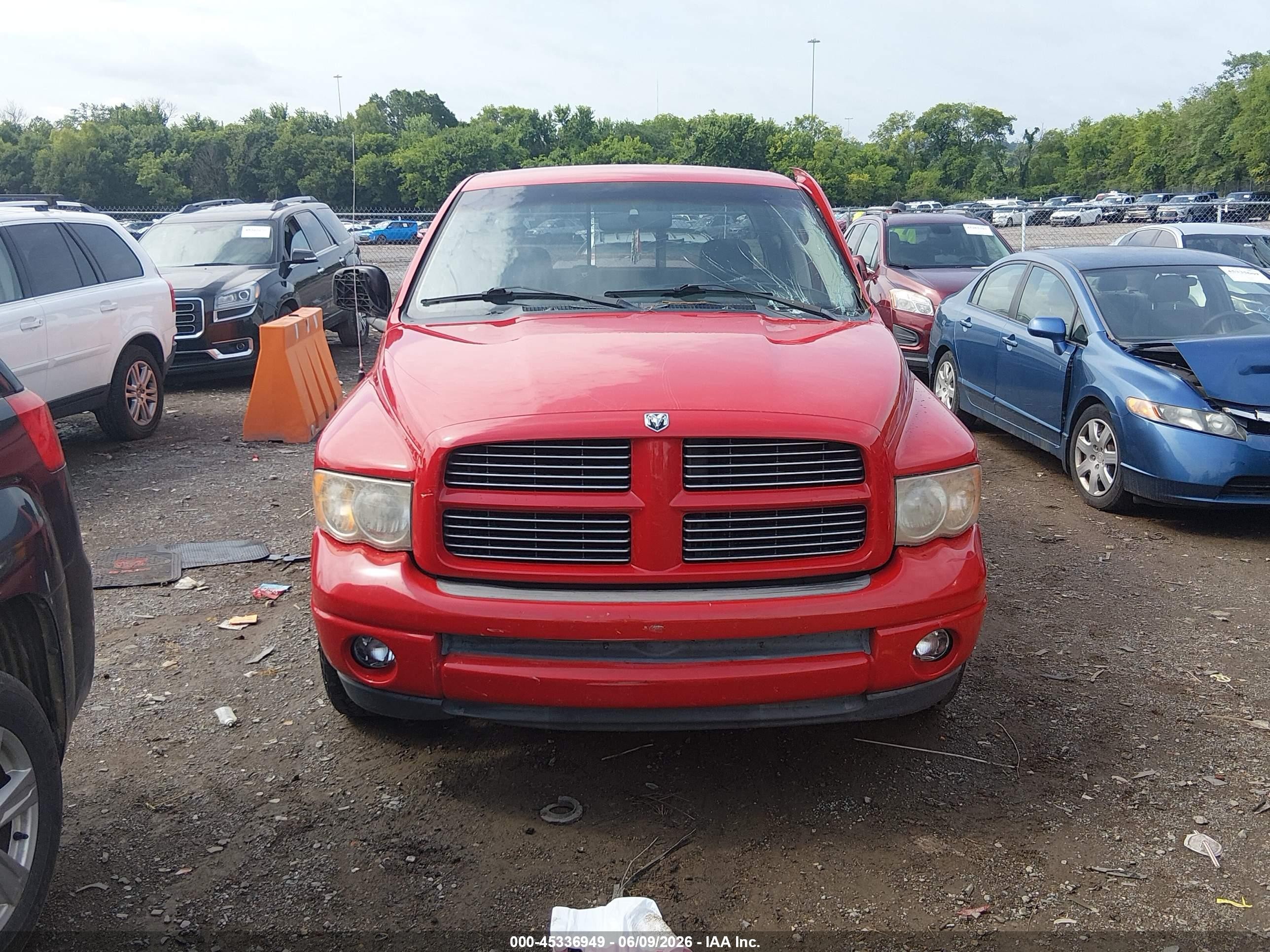 2002 Dodge Ram 1500 St Red vin: 1D7HA18Z52J122445