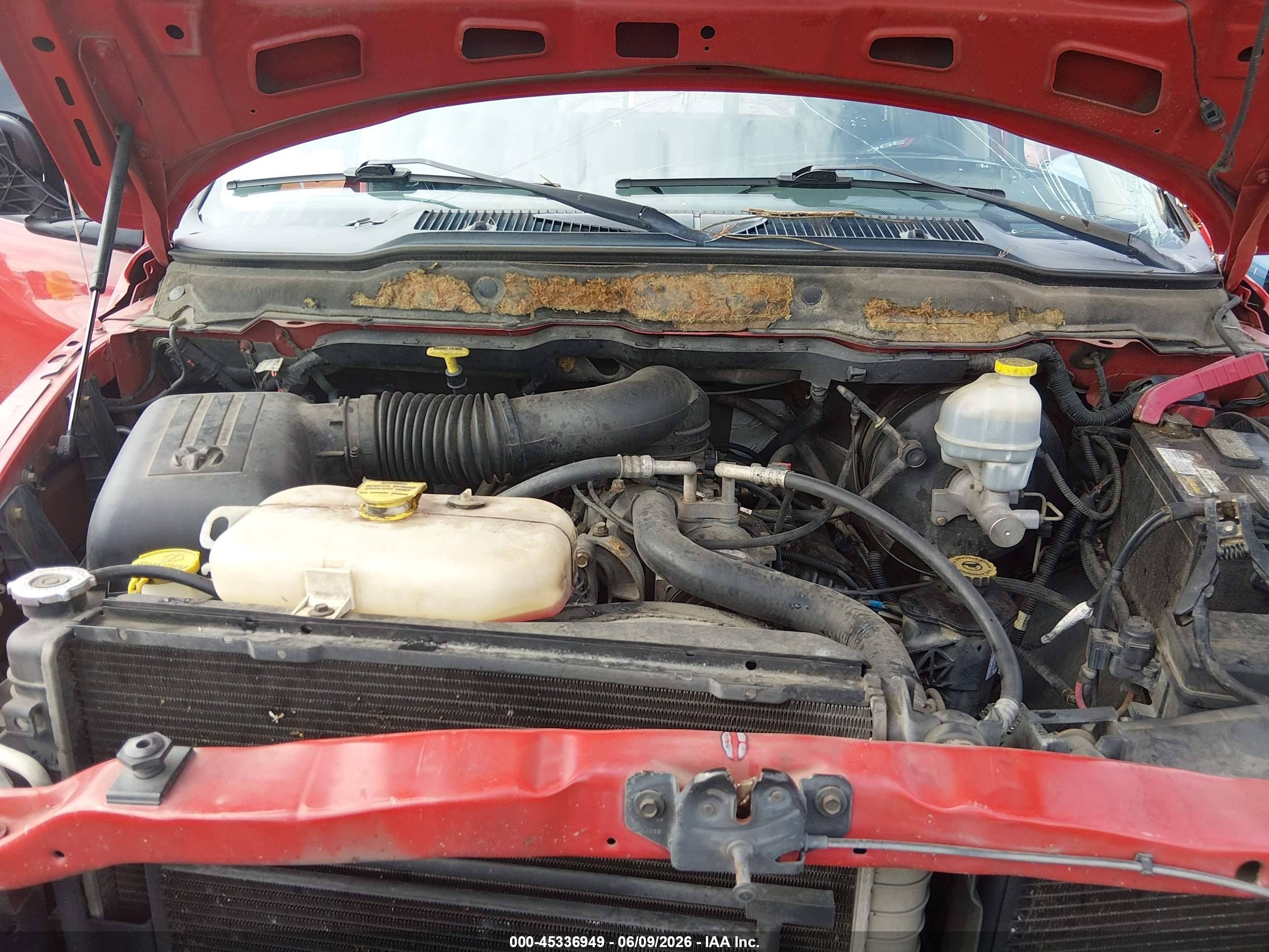 2002 Dodge Ram 1500 St Red vin: 1D7HA18Z52J122445