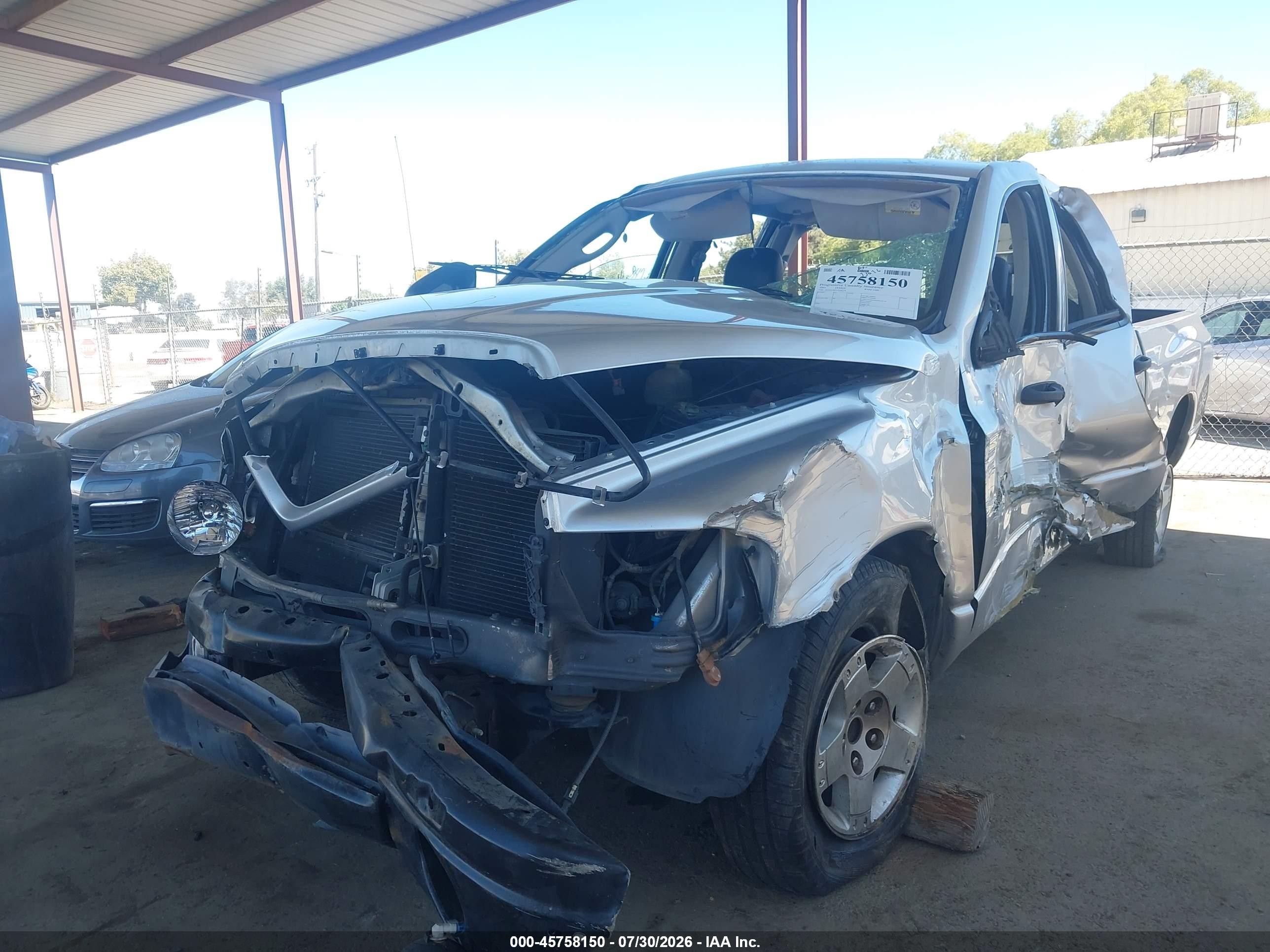 2002 Dodge Ram 1500 St Silver vin: 1D7HA18Z52J196318