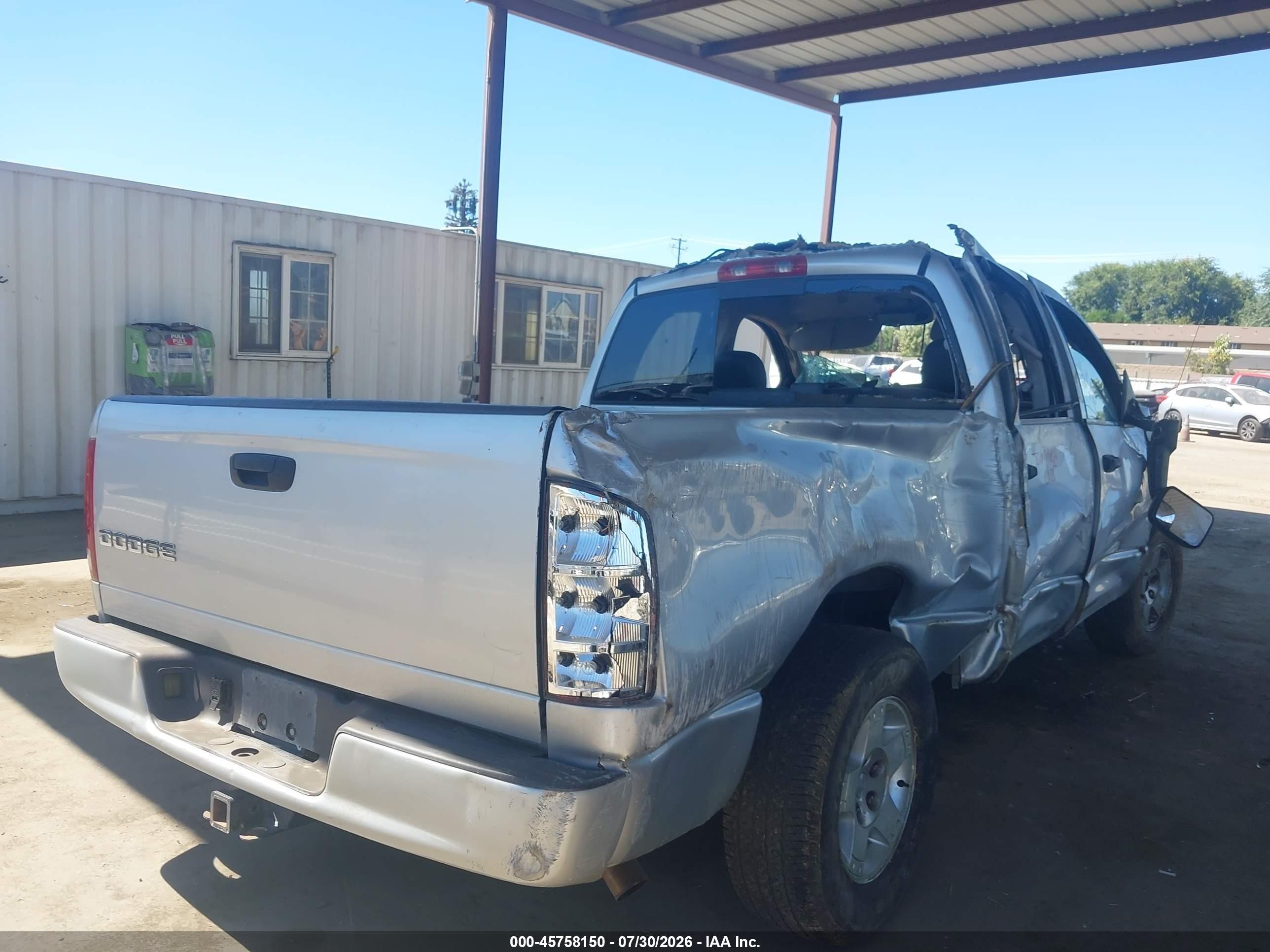2002 Dodge Ram 1500 St Silver vin: 1D7HA18Z52J196318