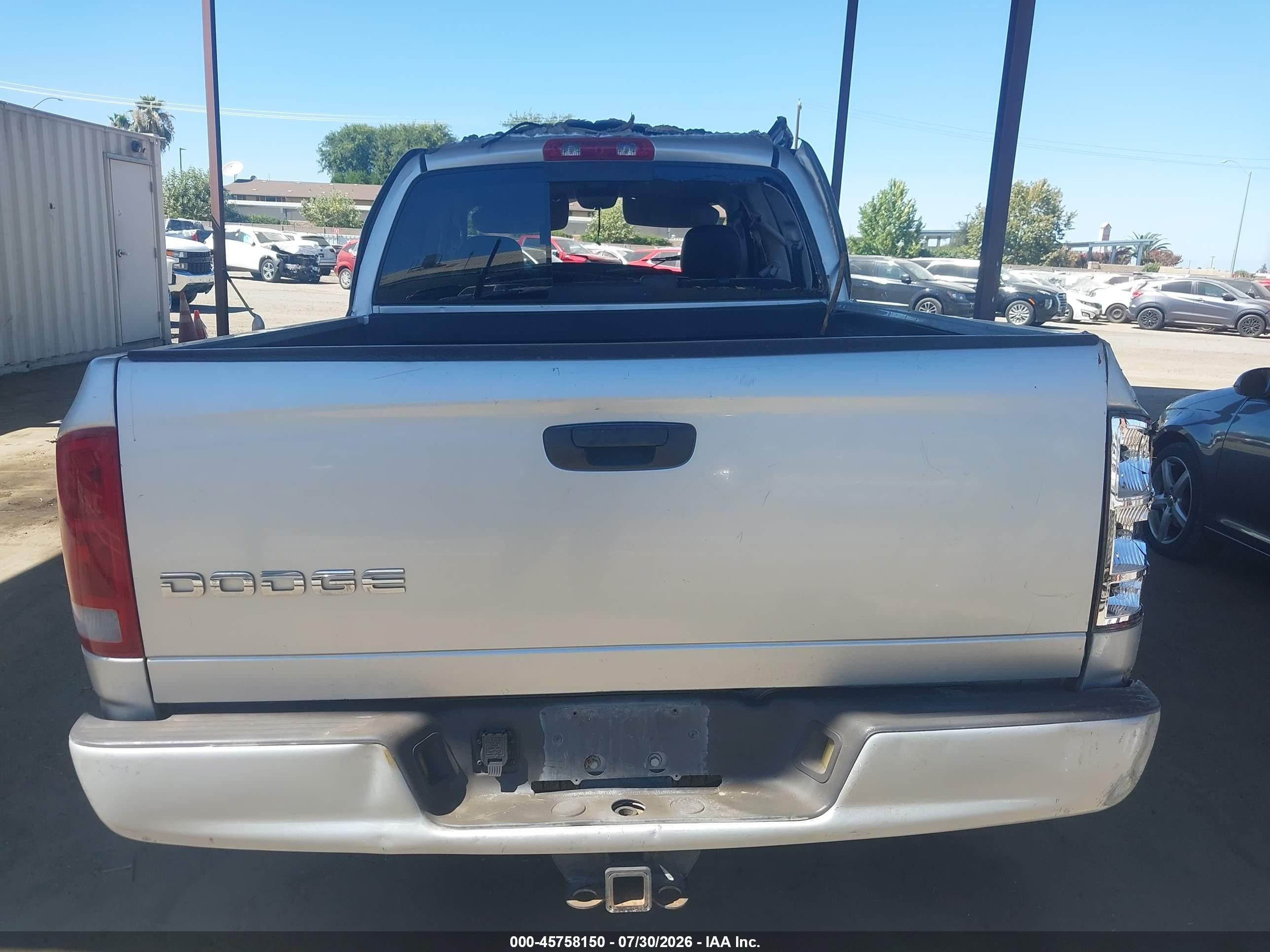 2002 Dodge Ram 1500 St Silver vin: 1D7HA18Z52J196318