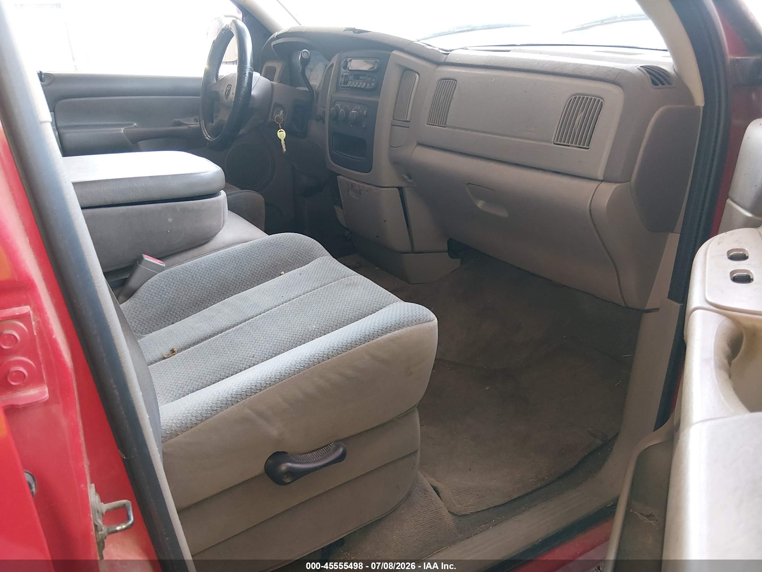 2002 Dodge Ram 1500 St Red vin: 1D7HA18Z72S678797