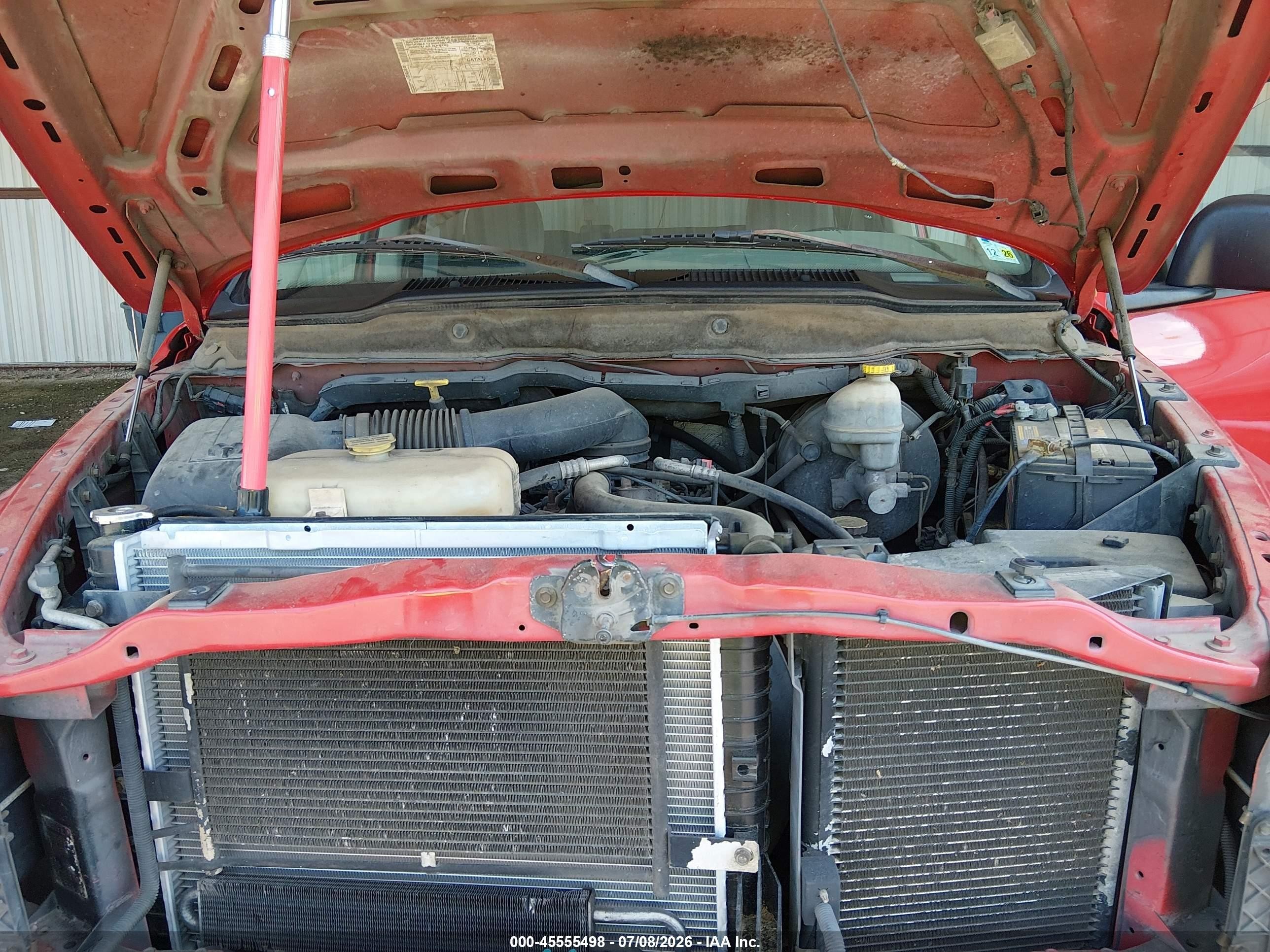 2002 Dodge Ram 1500 St Red vin: 1D7HA18Z72S678797