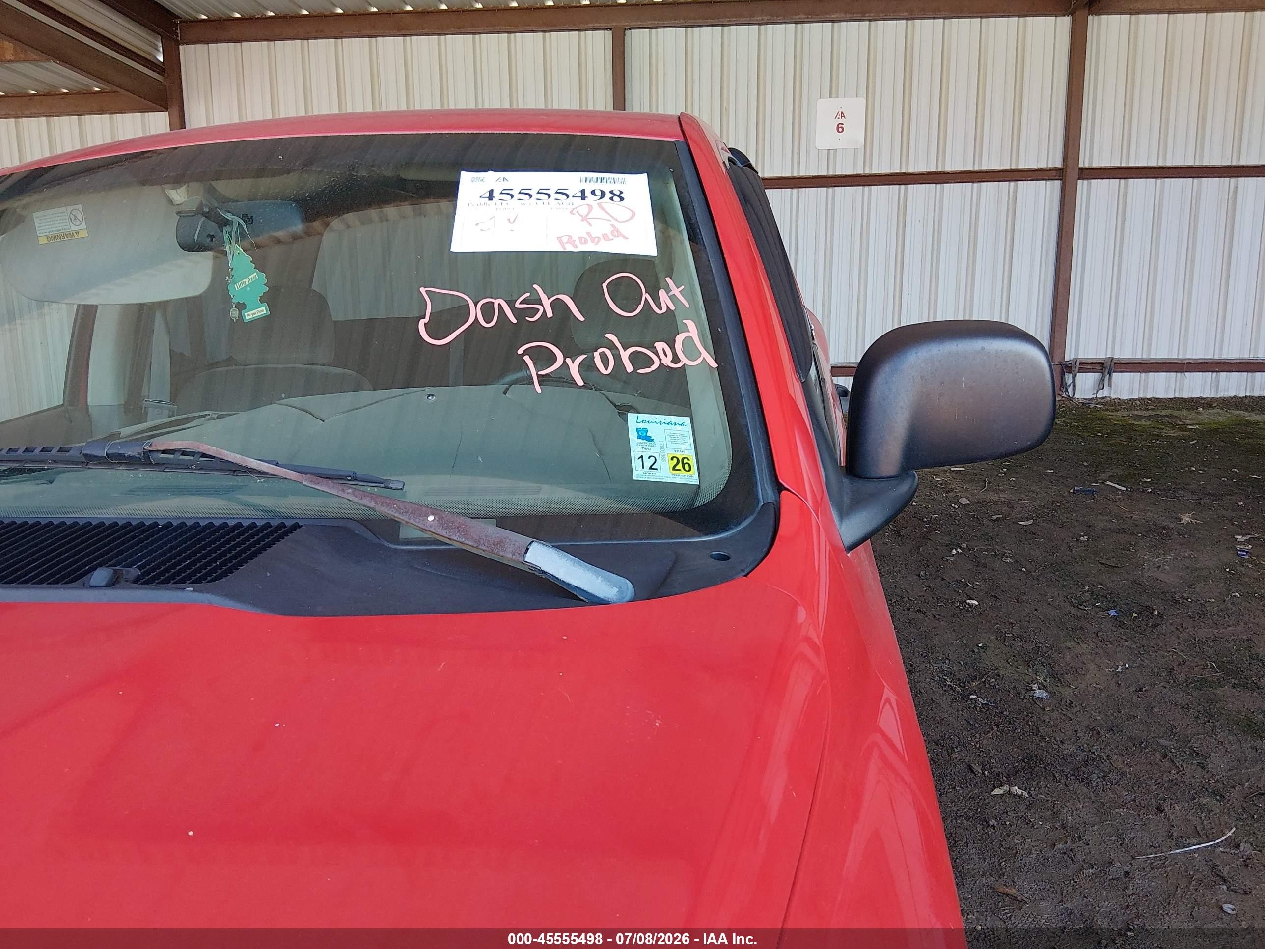 2002 Dodge Ram 1500 St Red vin: 1D7HA18Z72S678797