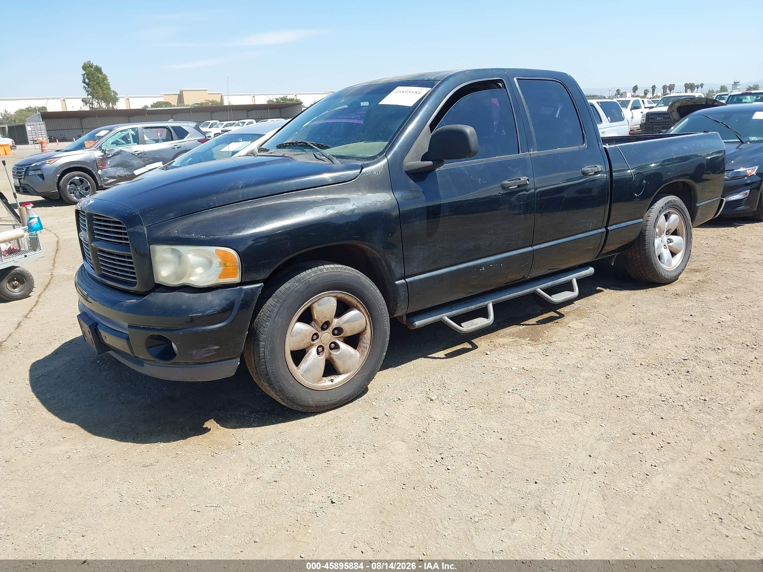 2002 Dodge Ram 1500 Slt/st Black vin: 1D7HA18Z92J260697
