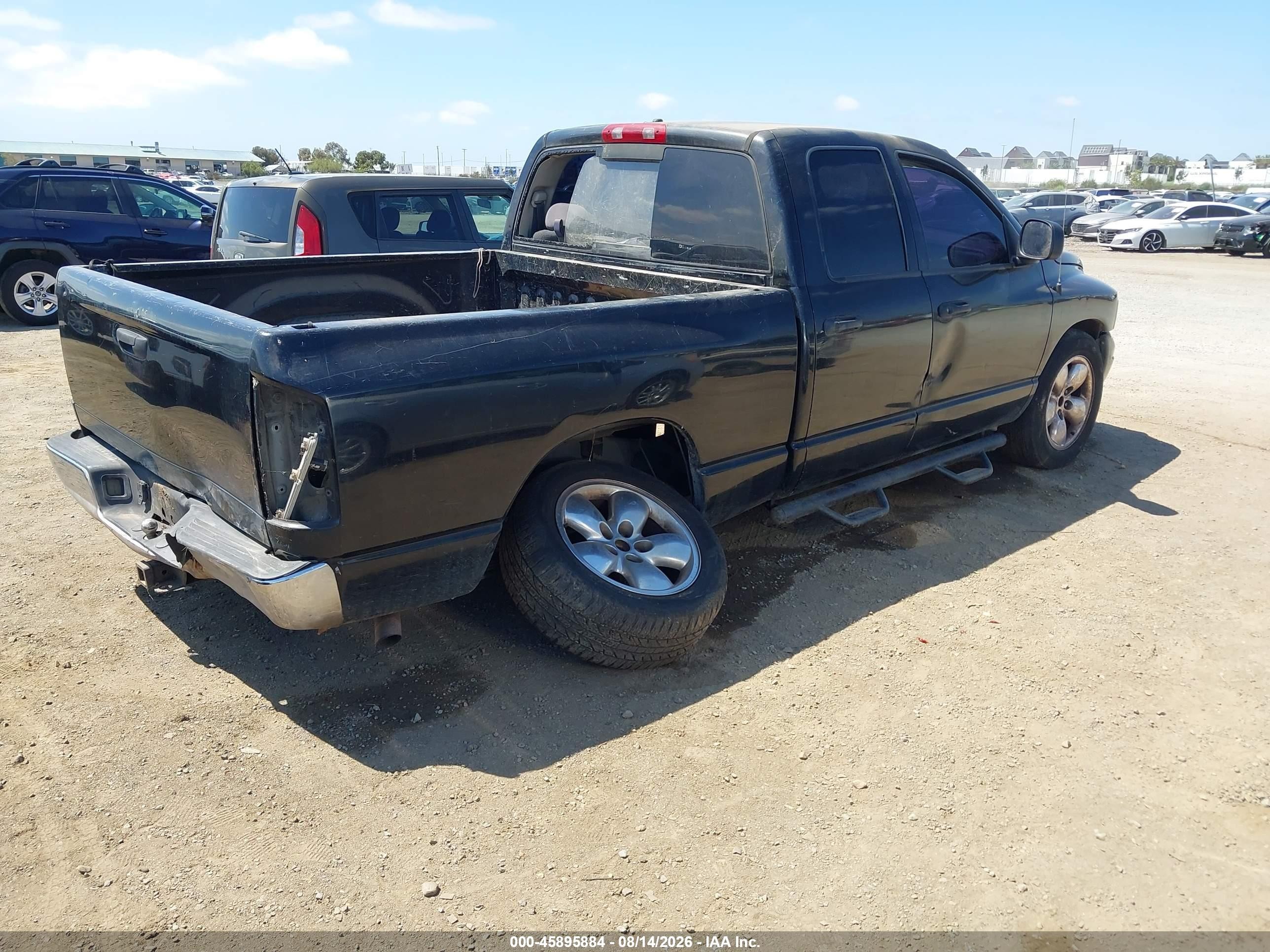 2002 Dodge Ram 1500 Slt/st Black vin: 1D7HA18Z92J260697