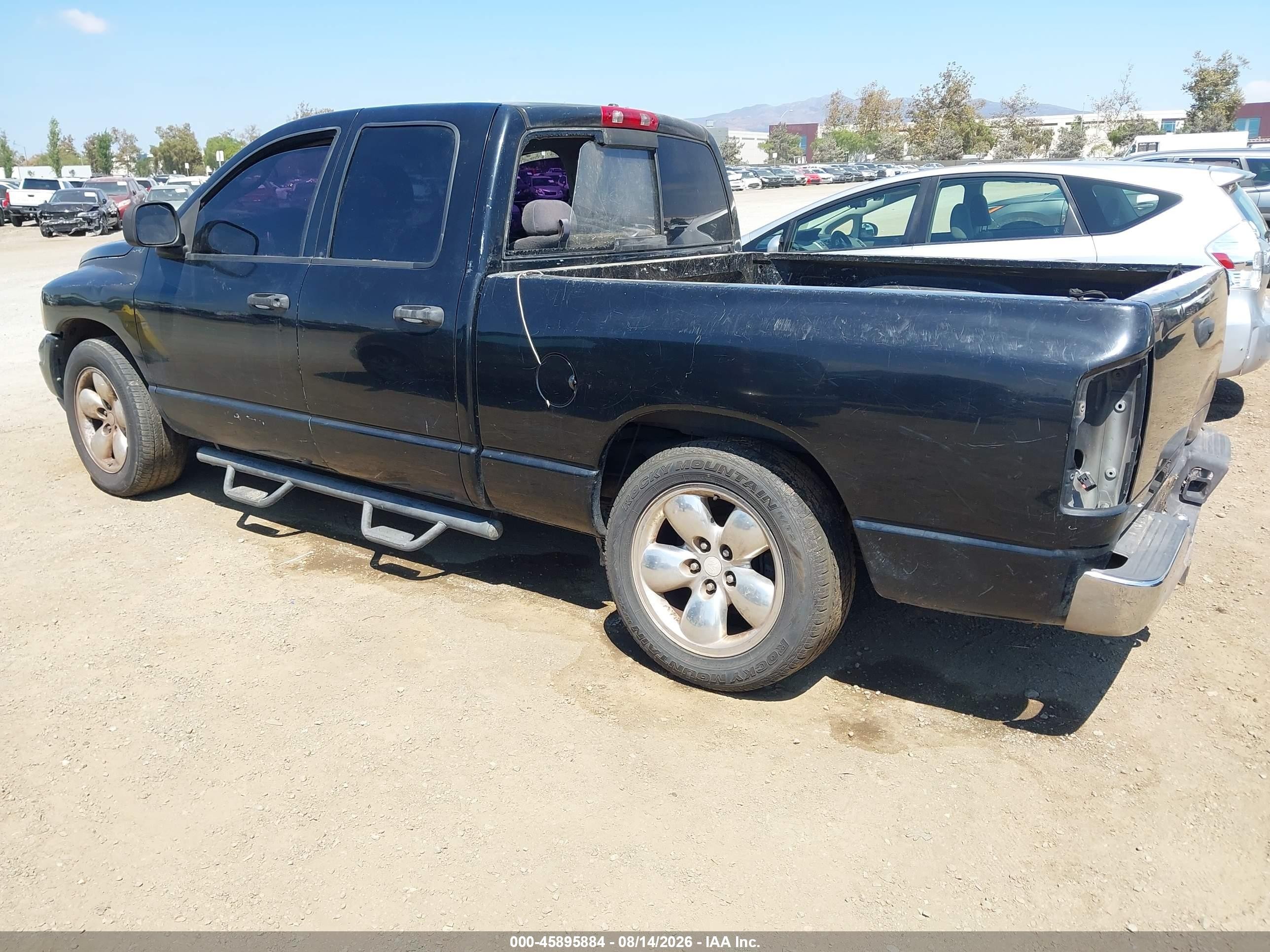 2002 Dodge Ram 1500 Slt/st Black vin: 1D7HA18Z92J260697