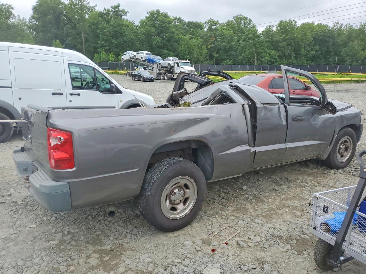 2008 Dodge Dakota St Gray vin: 1D7HE22K18S511074