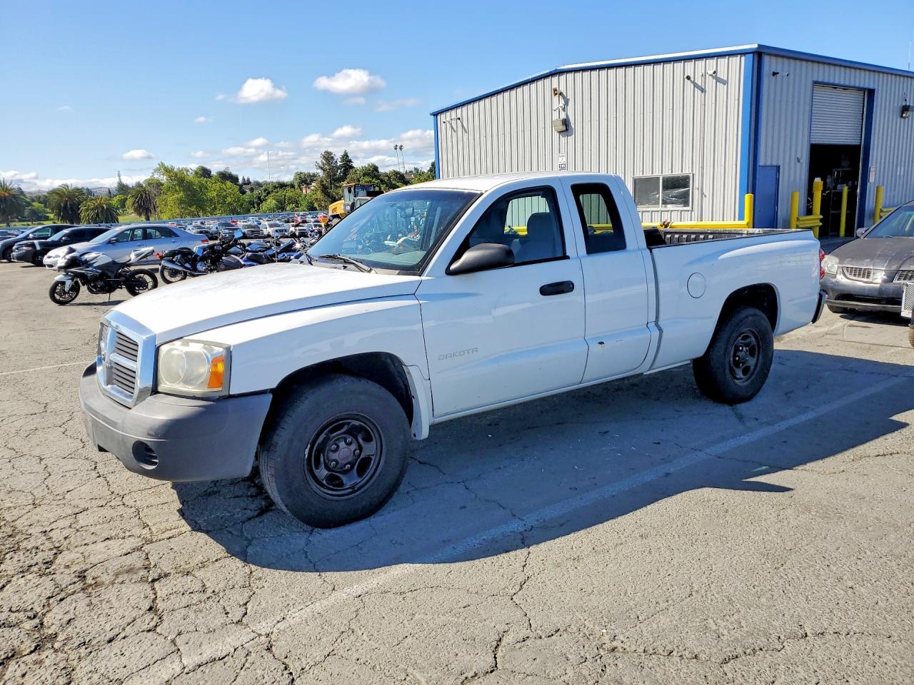2006 Dodge Dakota St White vin: 1D7HE22K26S648506