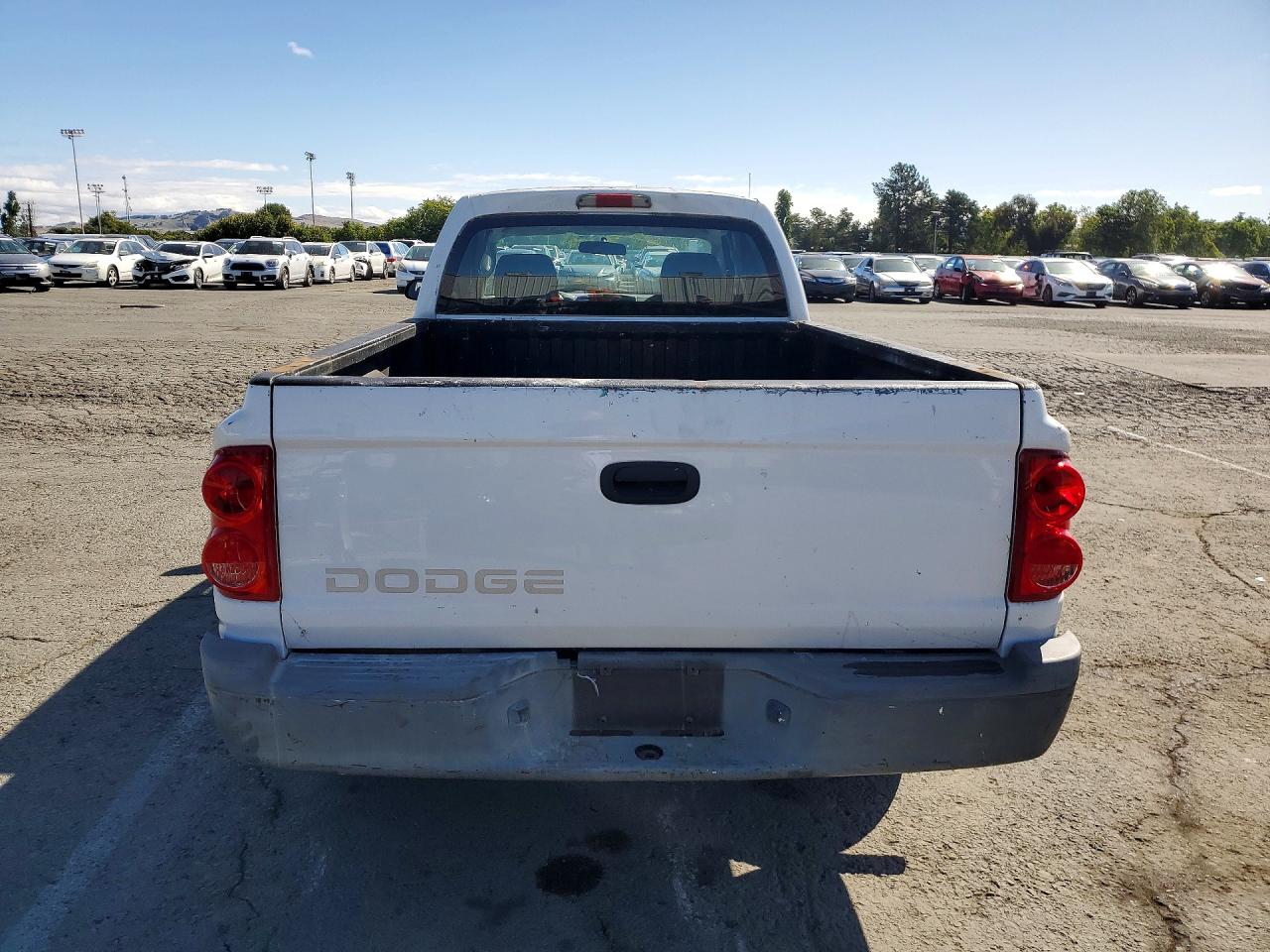 2006 Dodge Dakota St White vin: 1D7HE22K26S648506